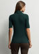 T-shirt a collo alto stretch donna_1