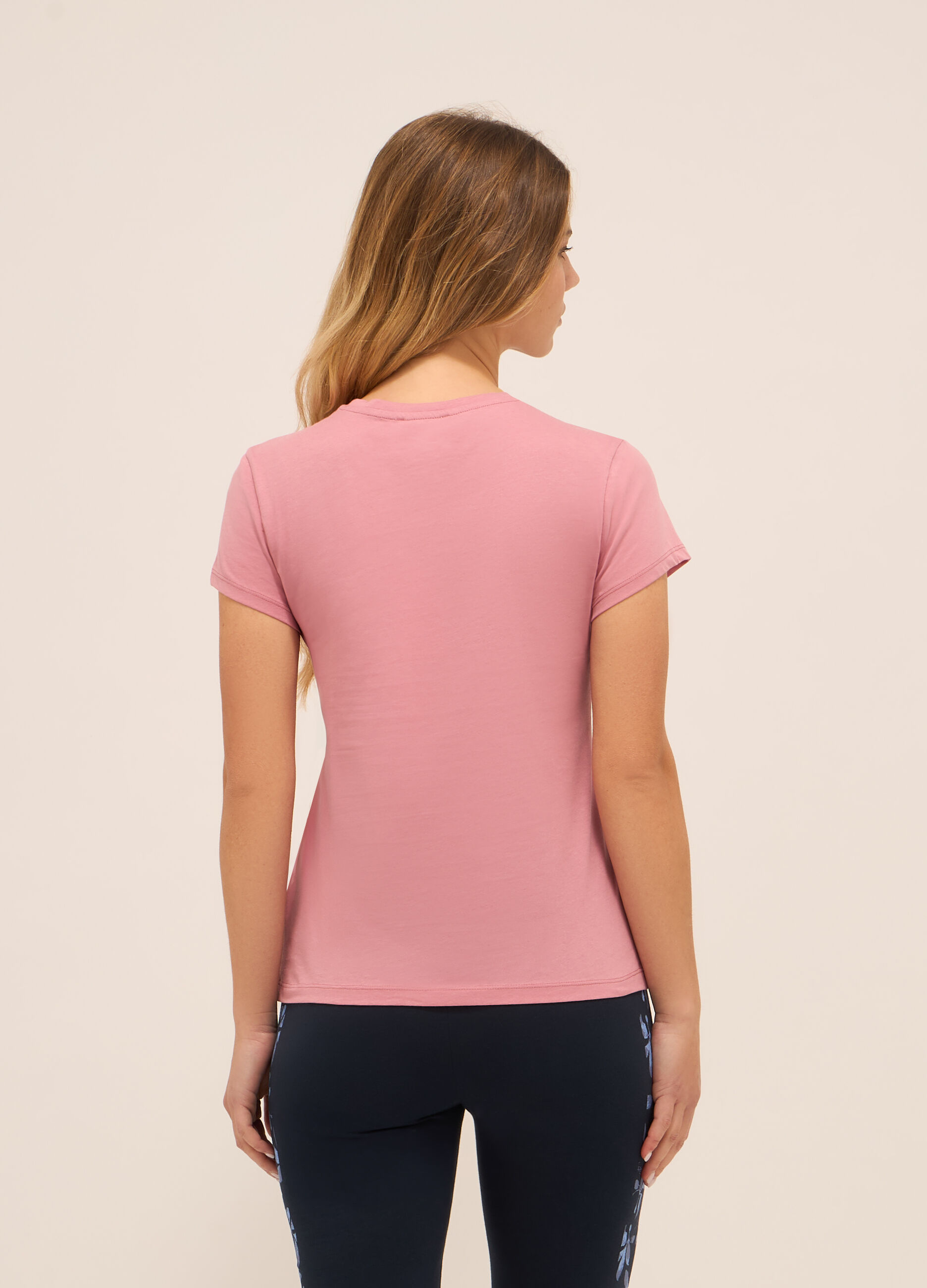 T-shirt in puro cotone donna_1