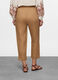 Pantaloni regular fit in puro lino donna_1