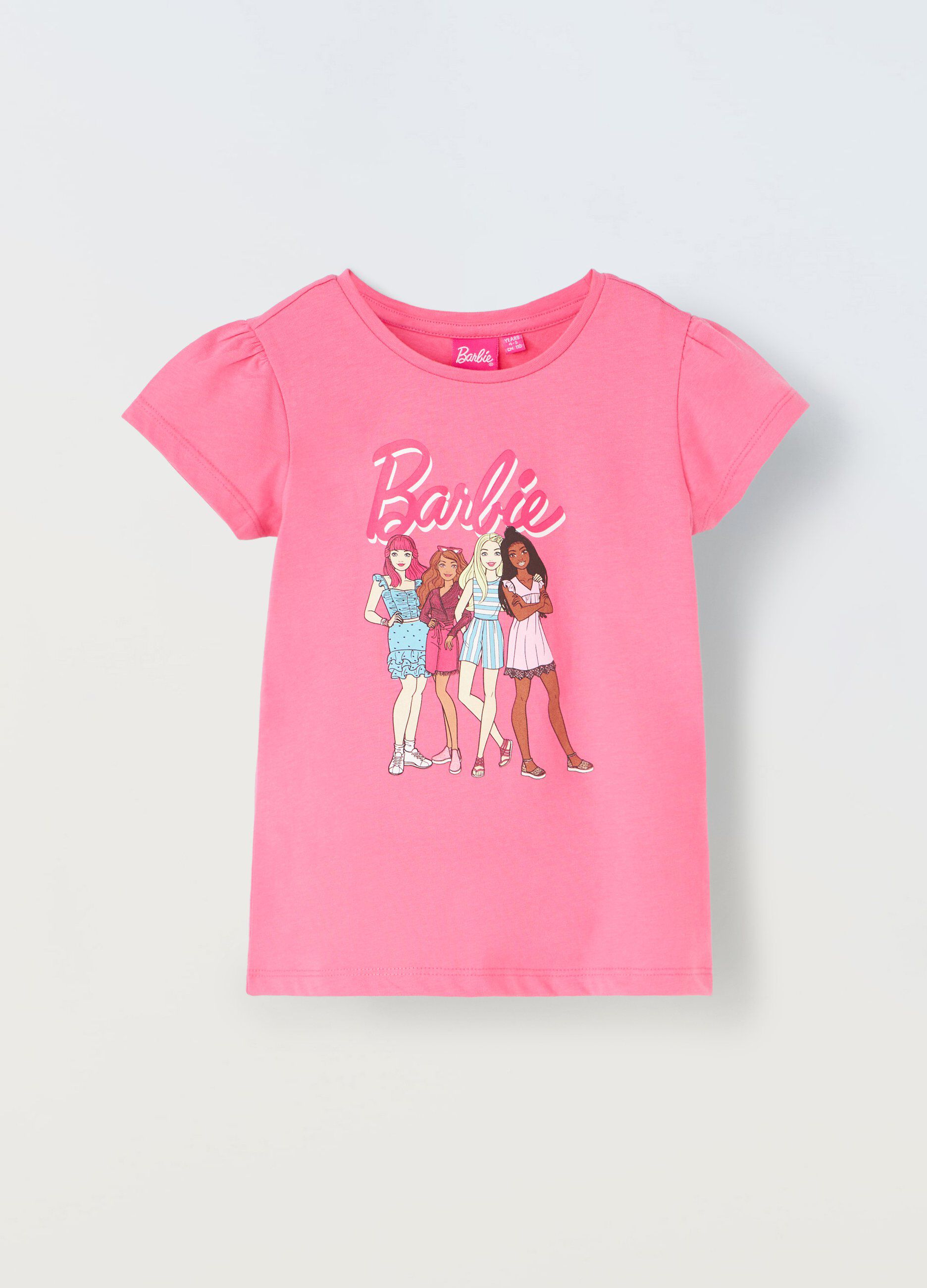 T-shirt in puro cotone con stampa bambina