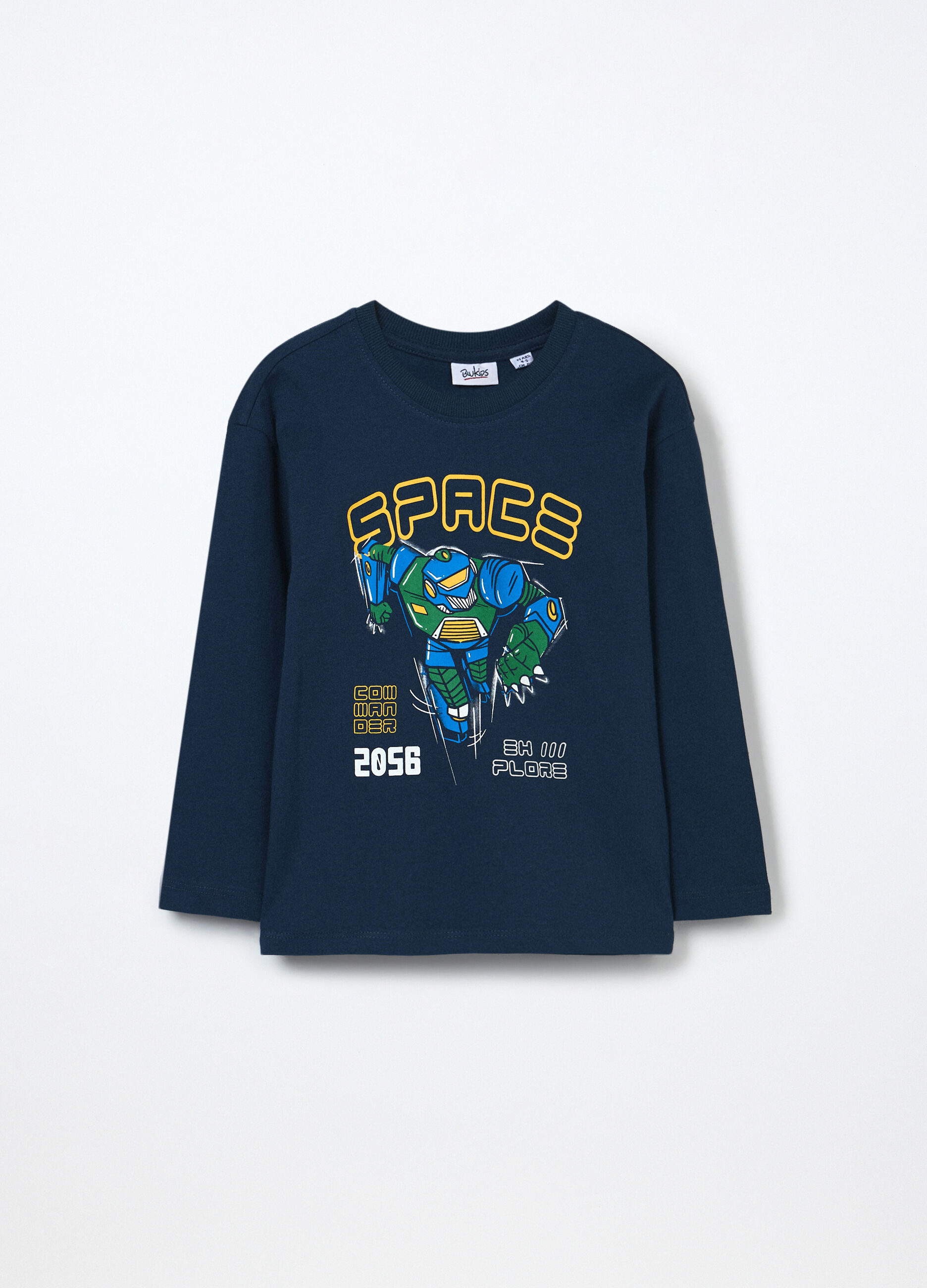 T-shirt in jersey di puro cotone bambino_0