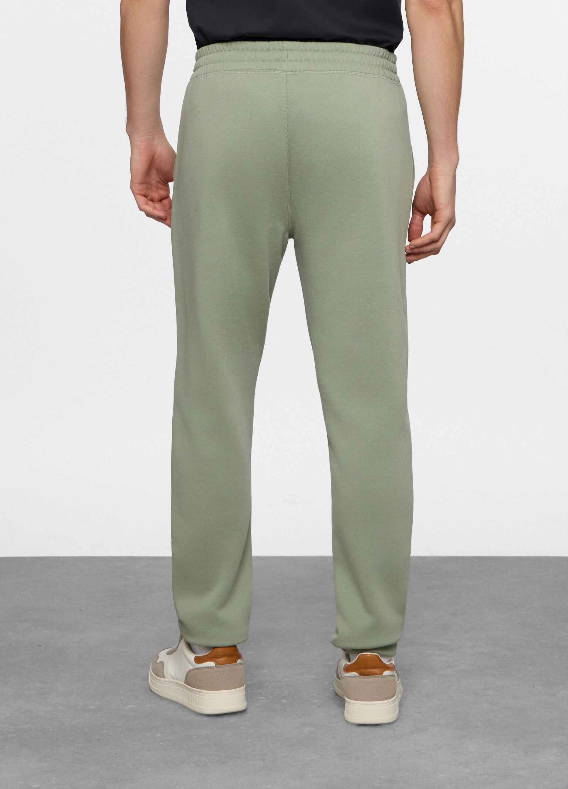 Jogger in misto cotone uomo_1