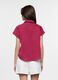 Blusa fit regular in twill di pura lyocell donna_1