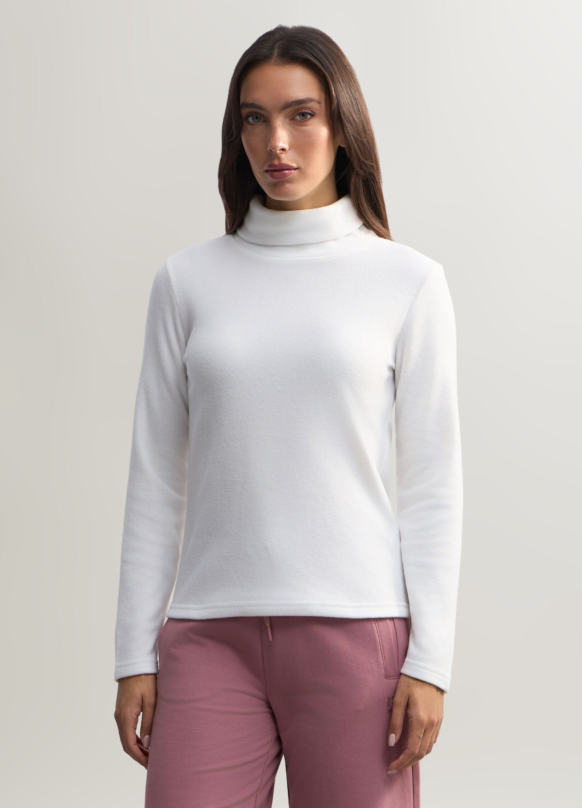 Lupetto Fitted in pile donna_0