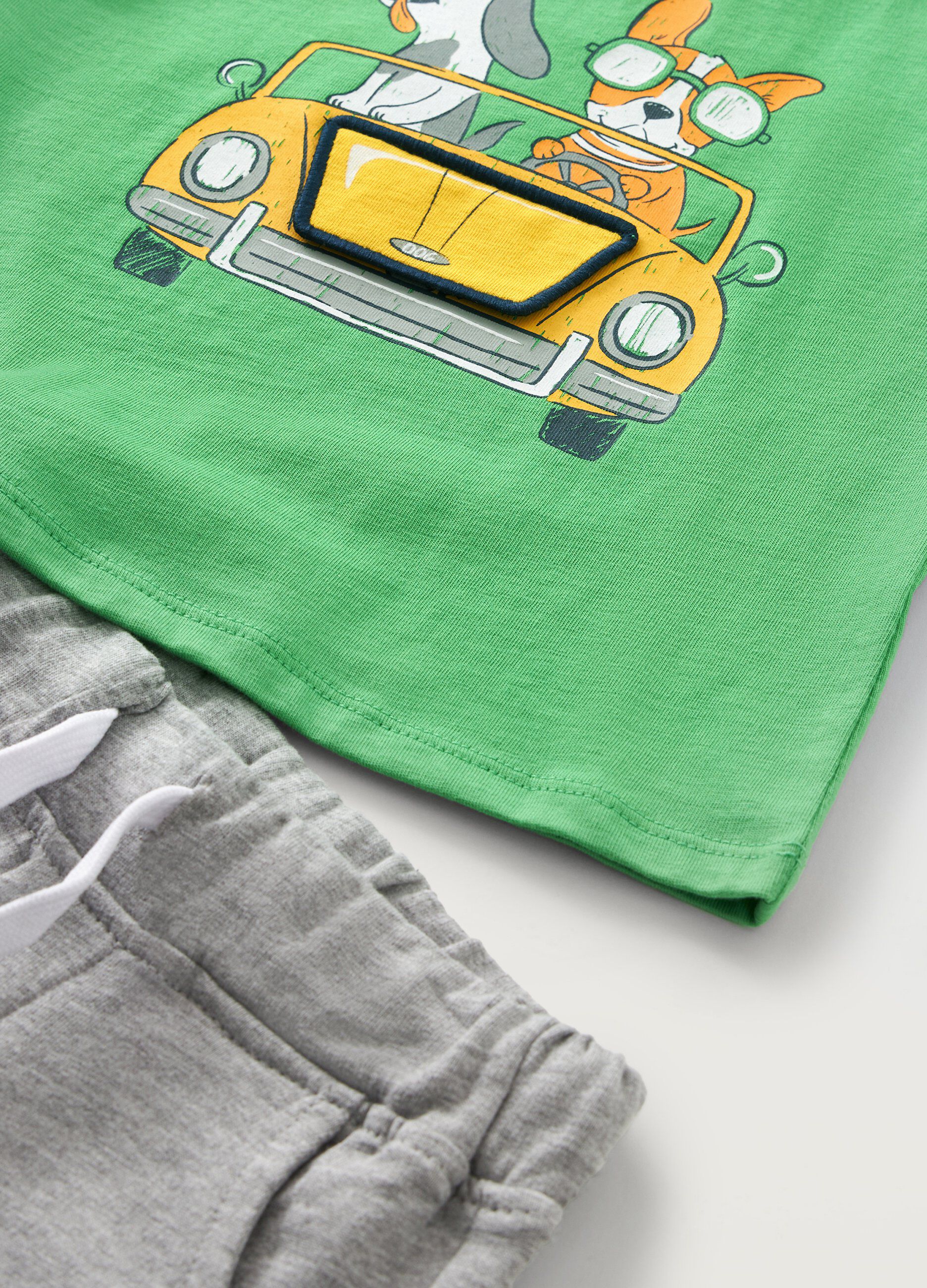 Jogging set in misto cotone neonato_1