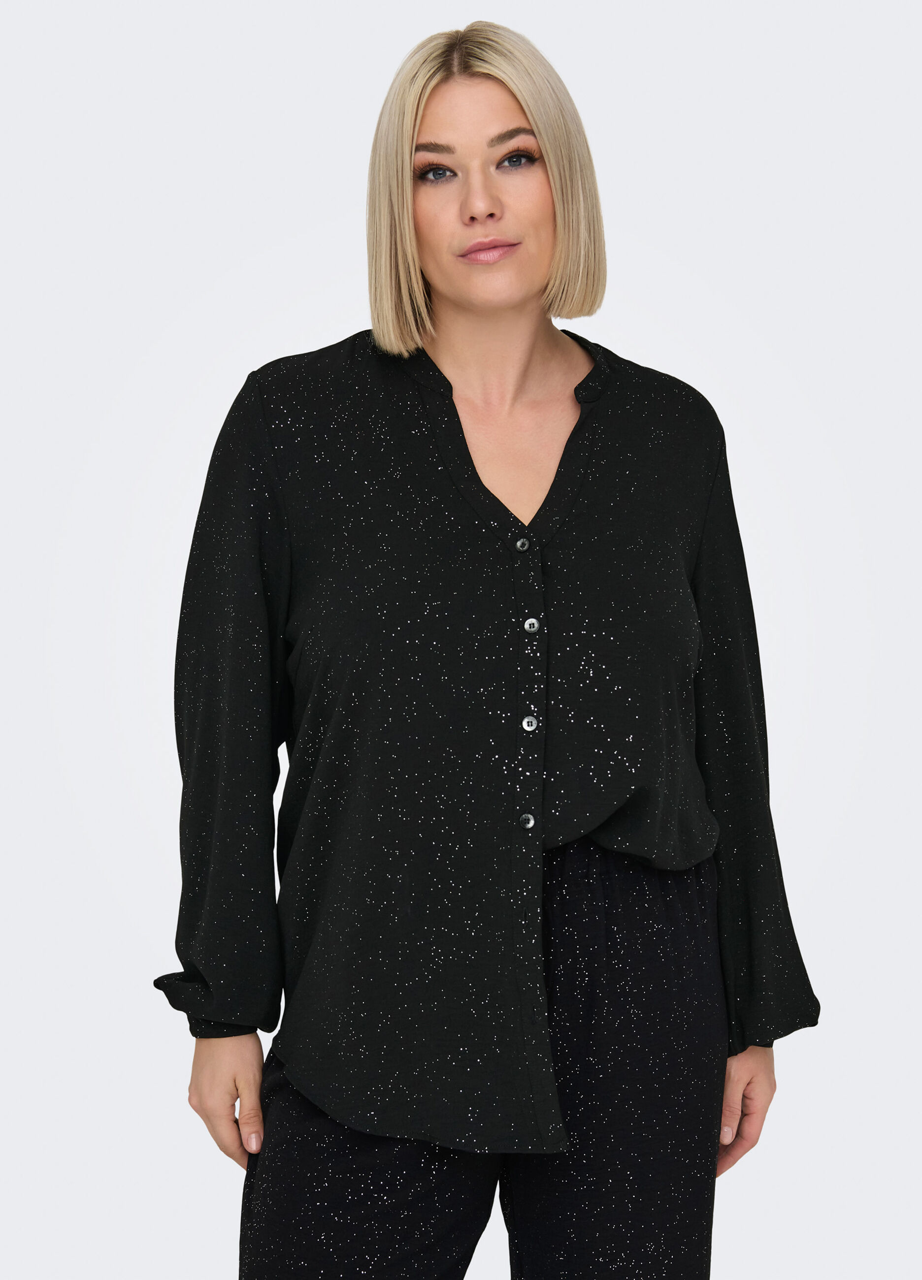 Camicia a maniche lunghe con colletto cinese_3