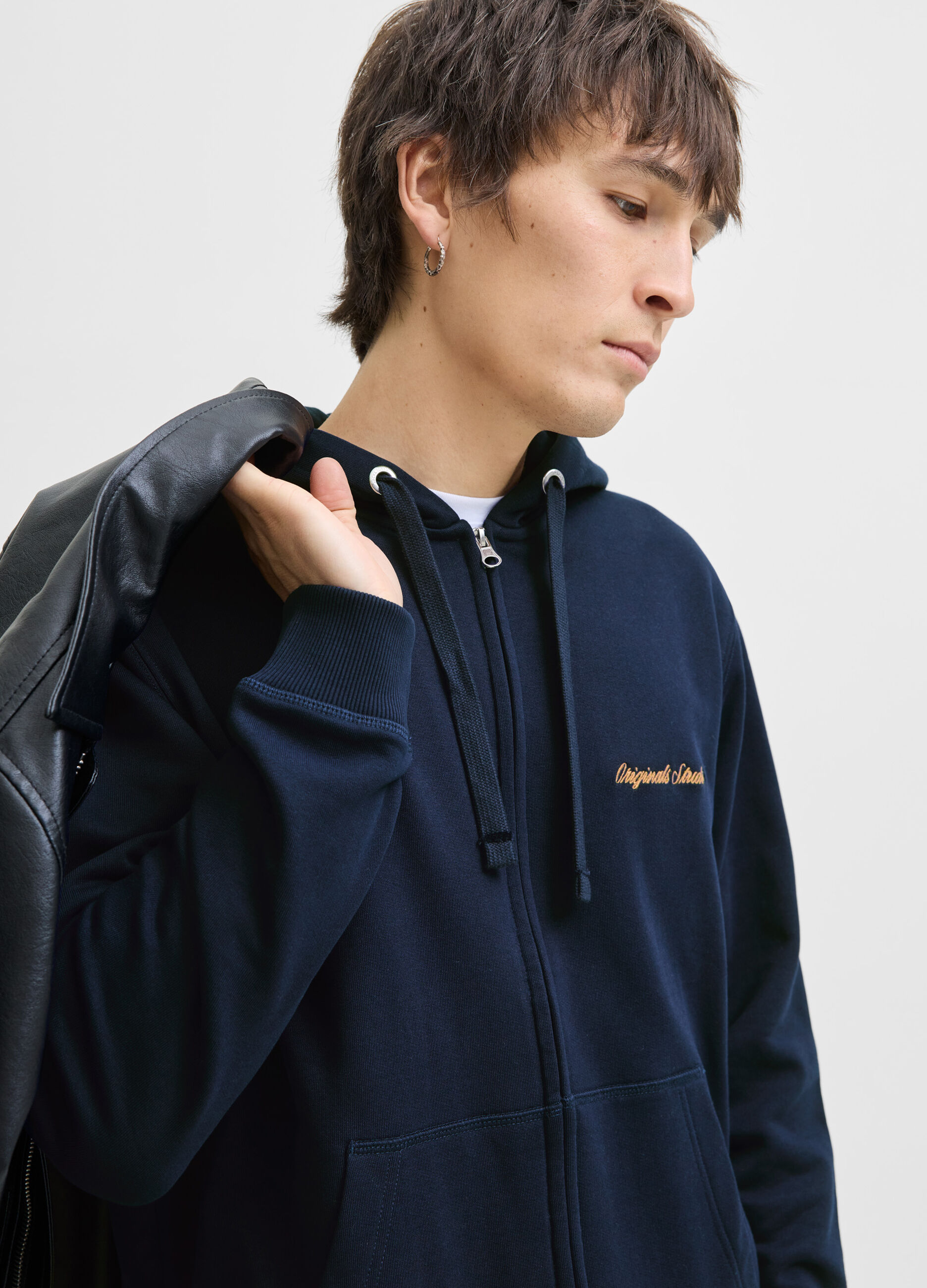 Felpa con zip e cappuccio uomo_3