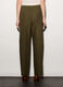 Pantaloni regular fit in popeline di puro cotone donna_2