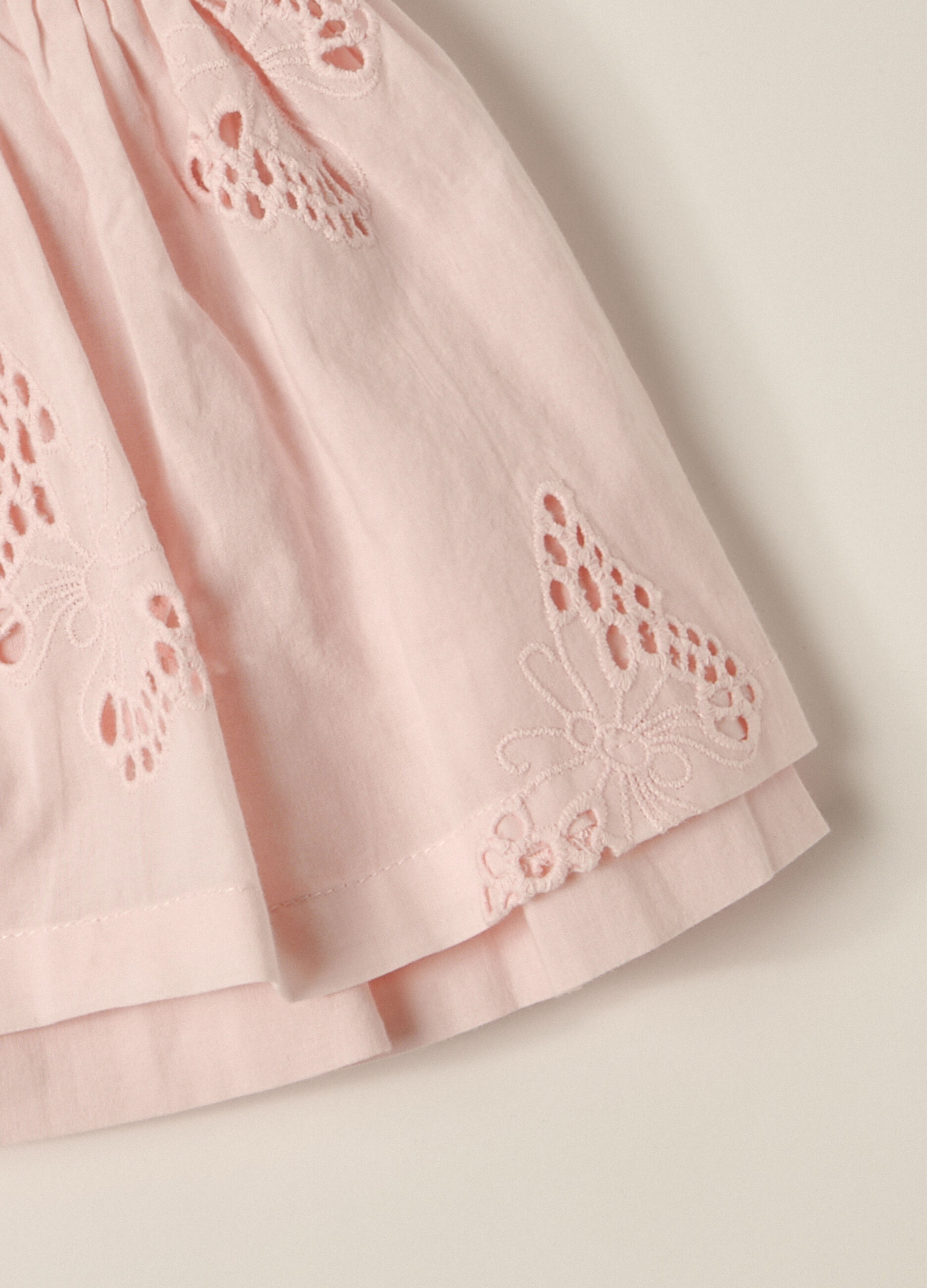 Gonna in puro cotone Sangallo IANA neonata_1