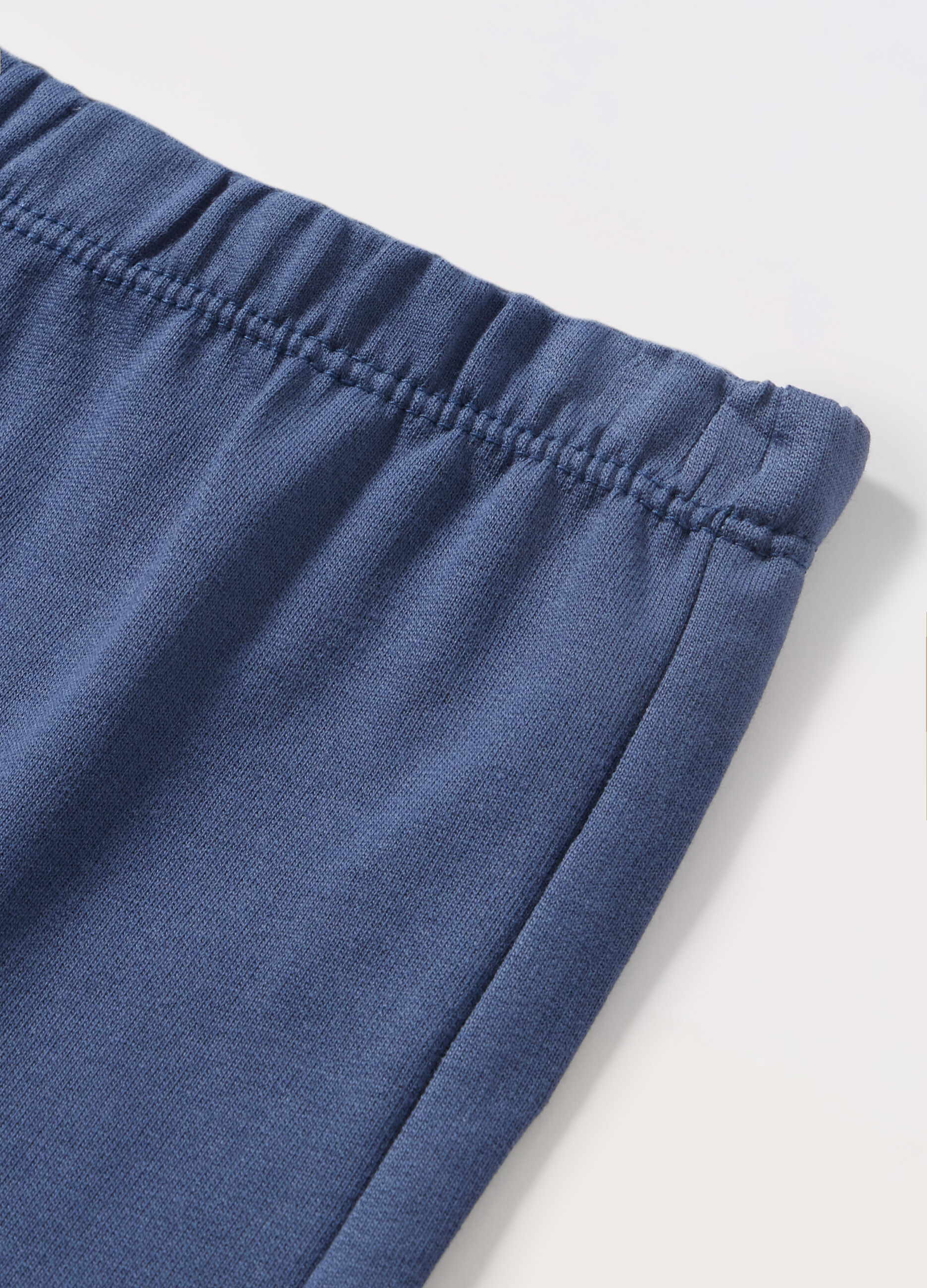 Joggers in french terry di puro cotone neonato_1