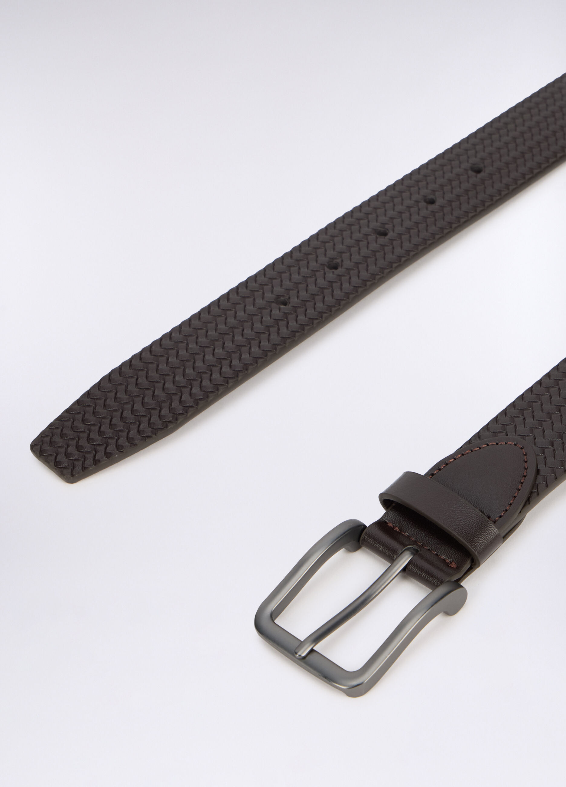 Cintura effetto intrecciato uomo_1