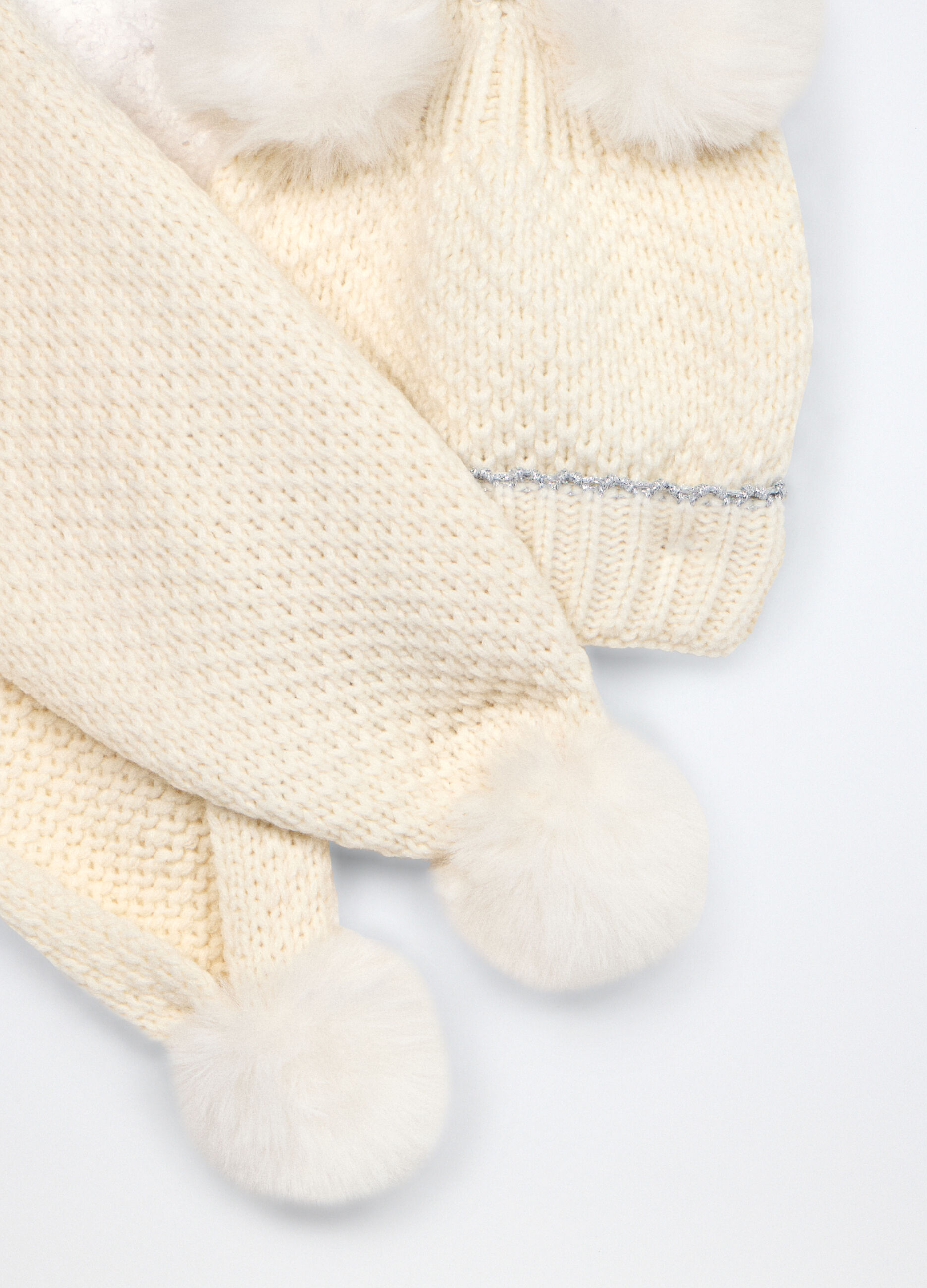 Set berretto + sciarpa tricot _1