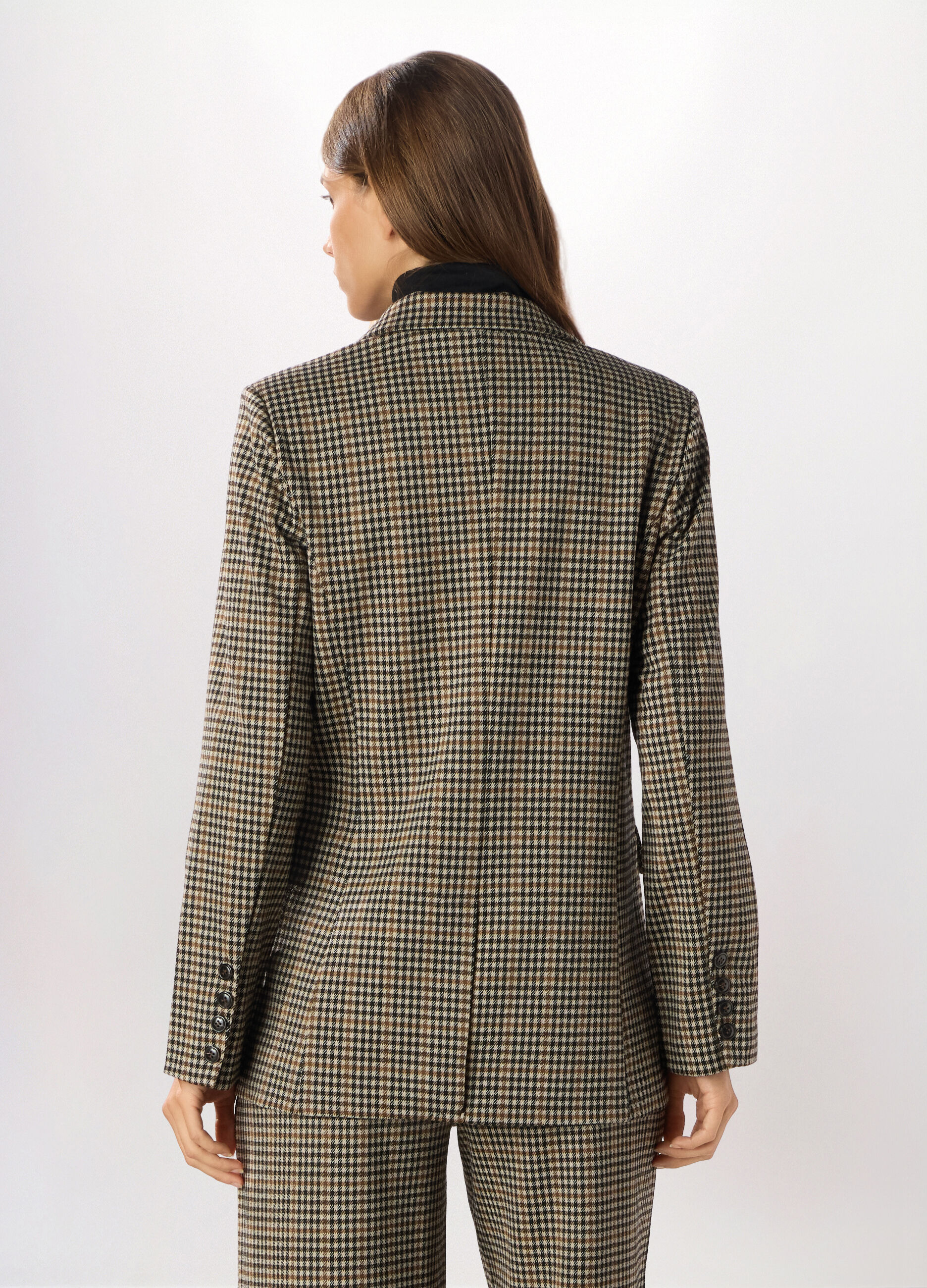 Blazer doppiopetto misto viscosa donna_1