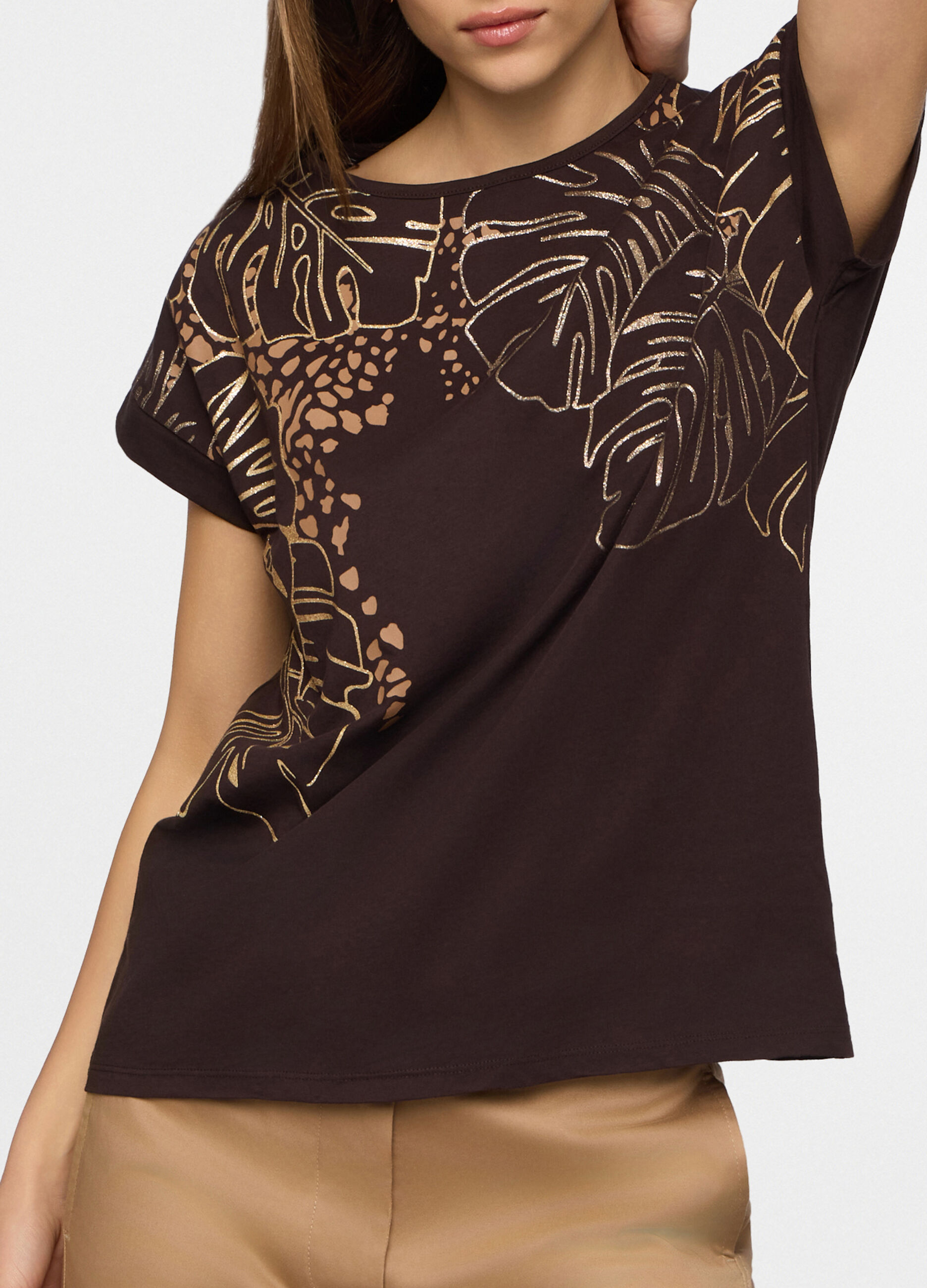 T-shirt girocollo donna_2