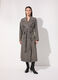 Cappotto lungo doppiopetto in misto lana donna_1