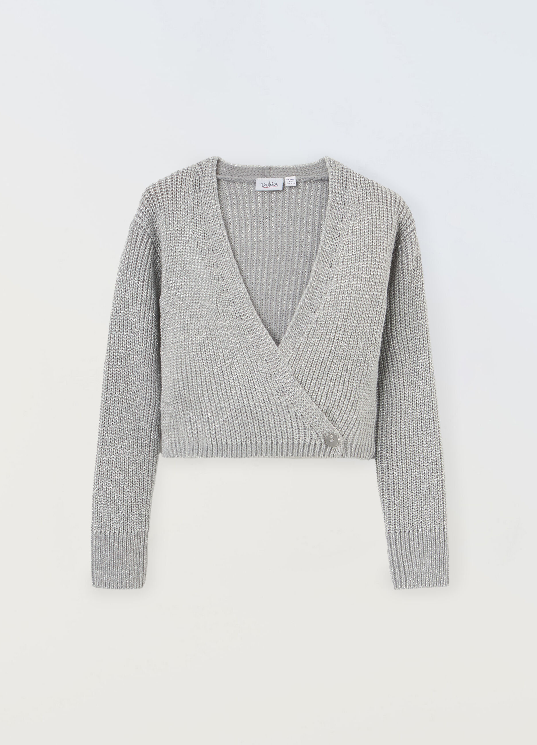 Cardigan tricot in misto viscosa bambina_0