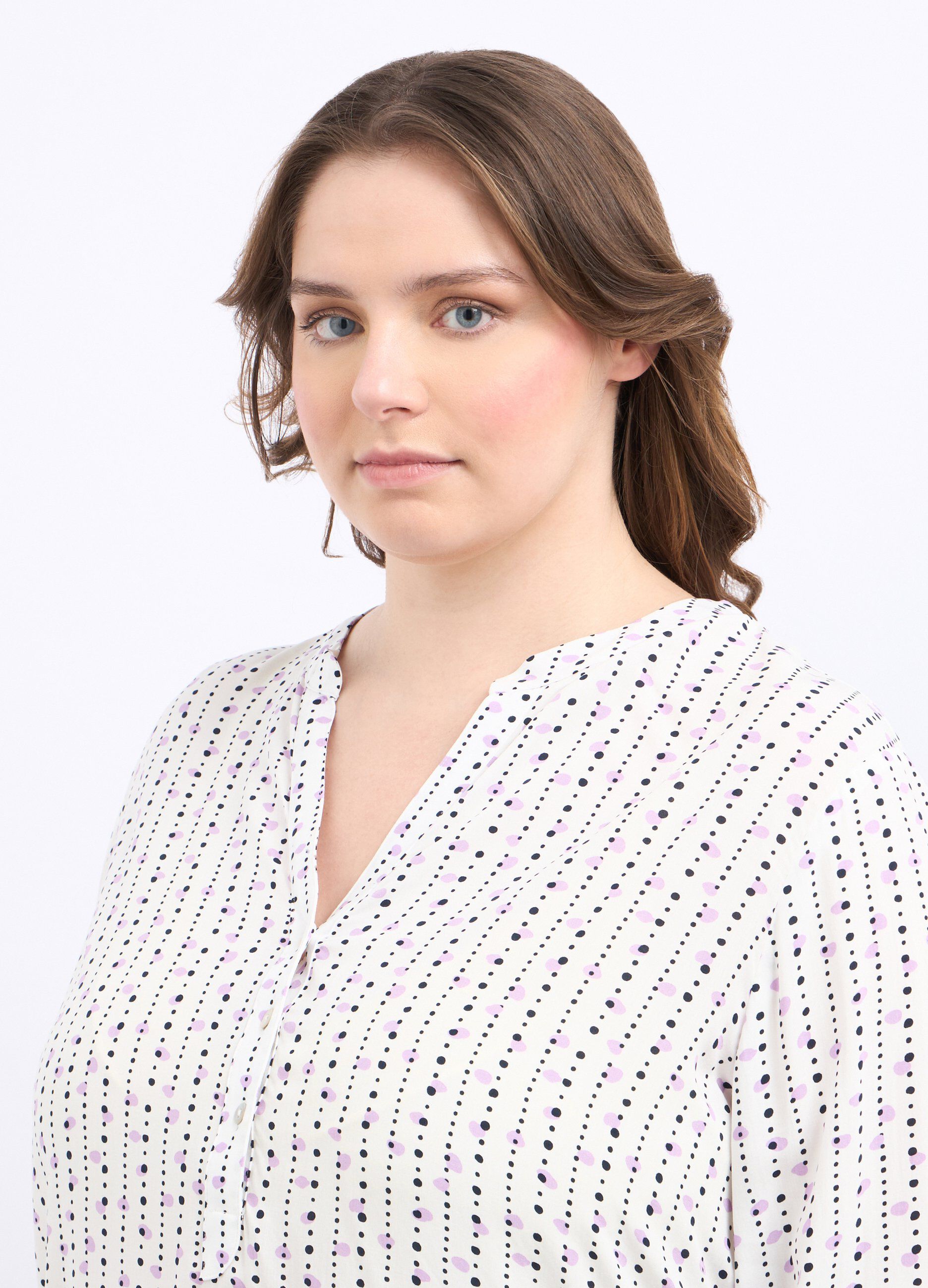 Blusa in pura viscosa donna curvy_2