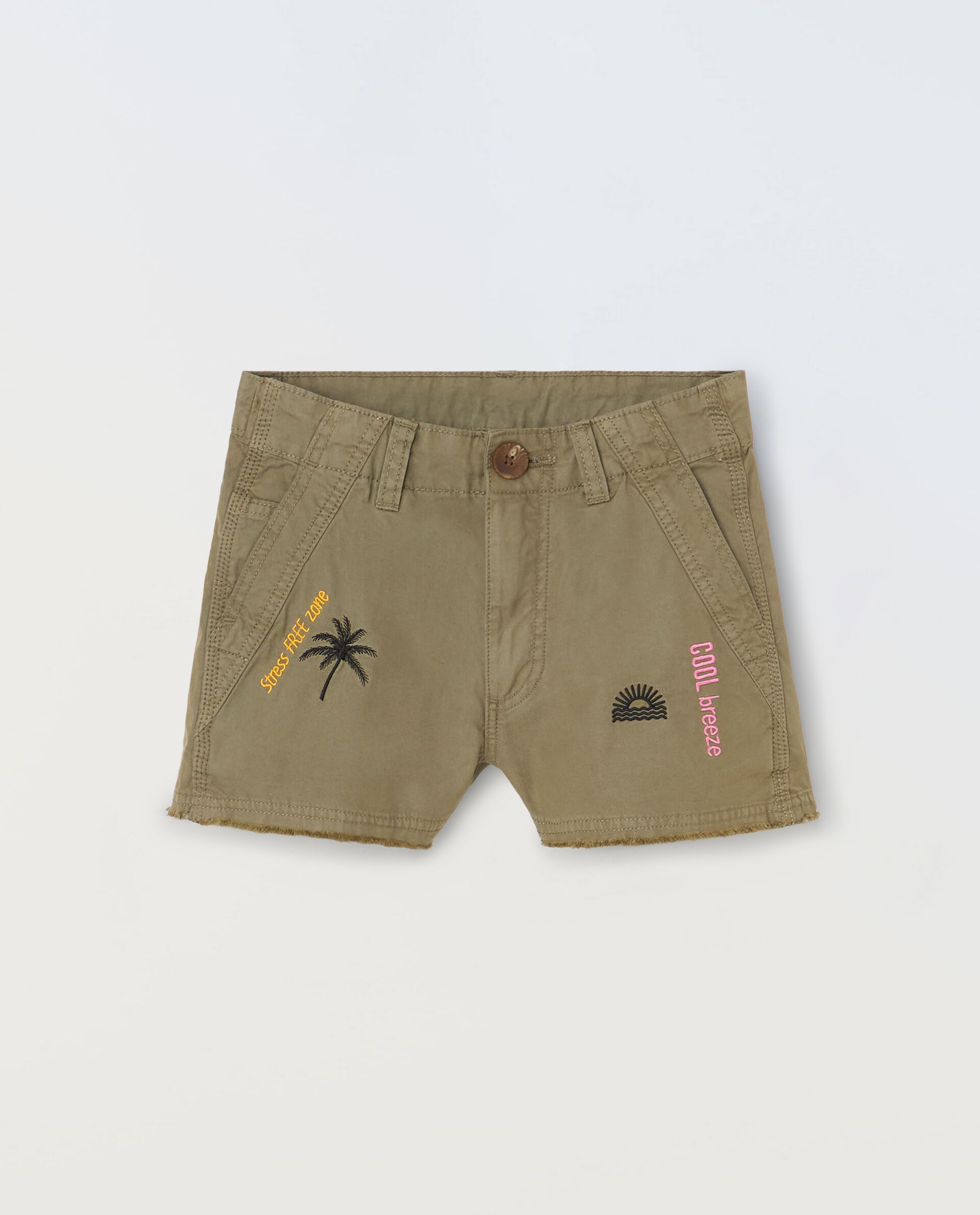 Shorts in misto cotone ragazza_0