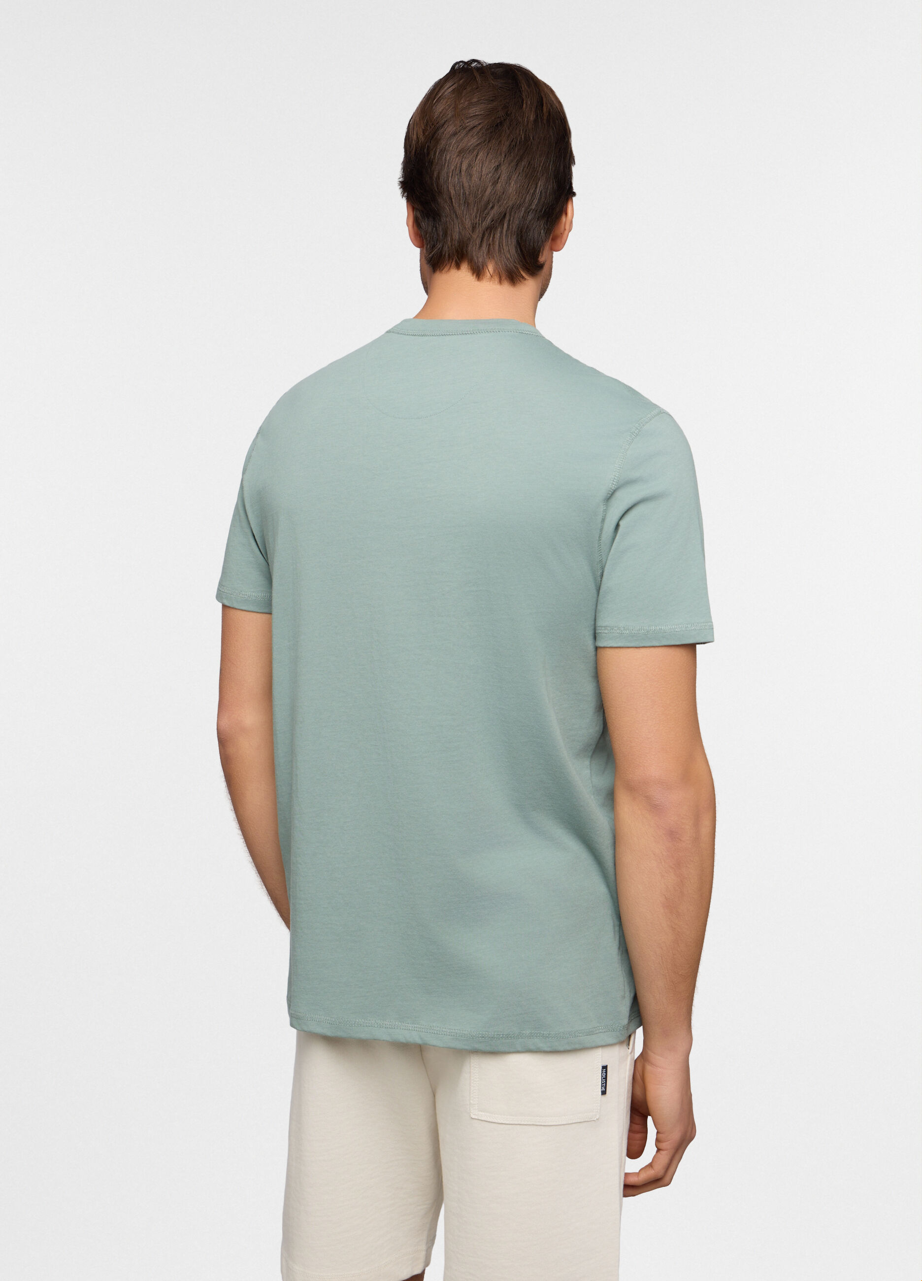 T-shirt girocollo in jersey di cotone uomo_1