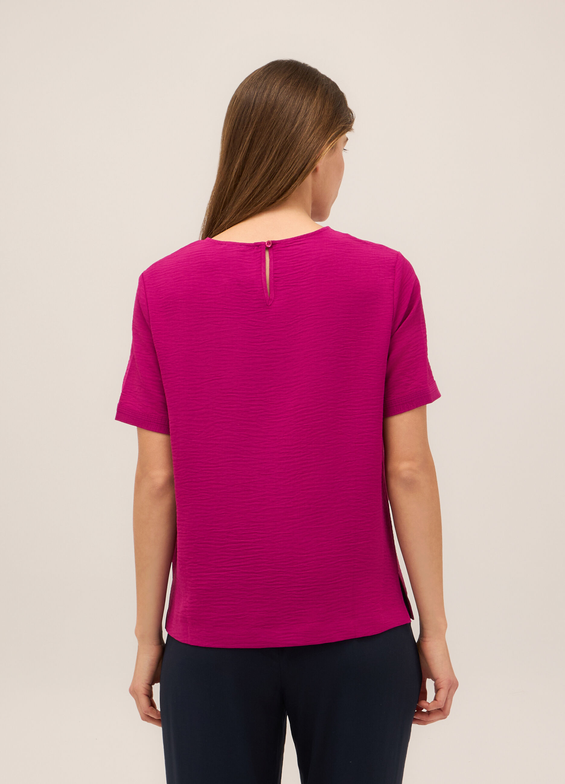 Blusa a maniche corte donna_1