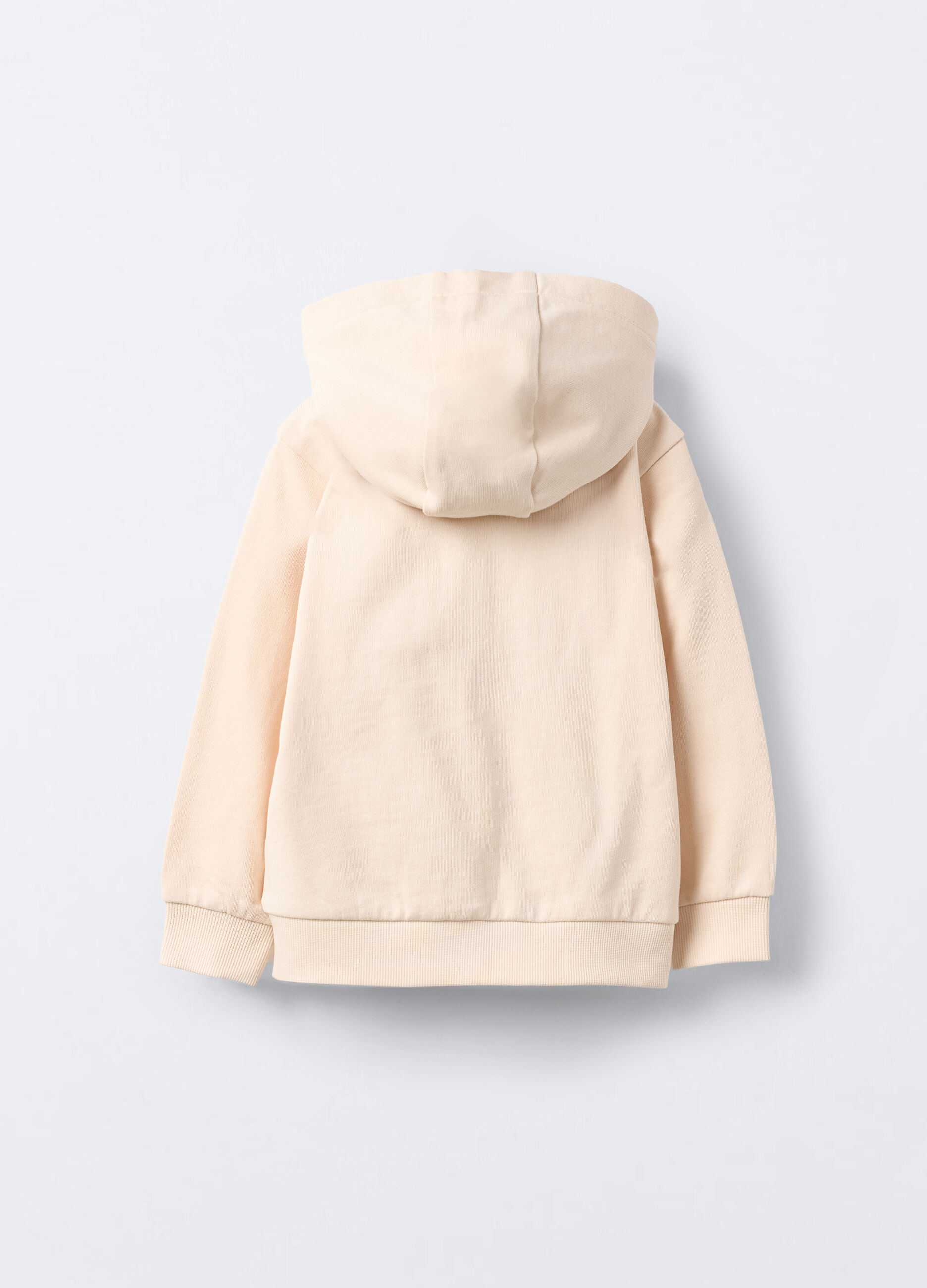 Felpa in puro cotone garzato bimba_1