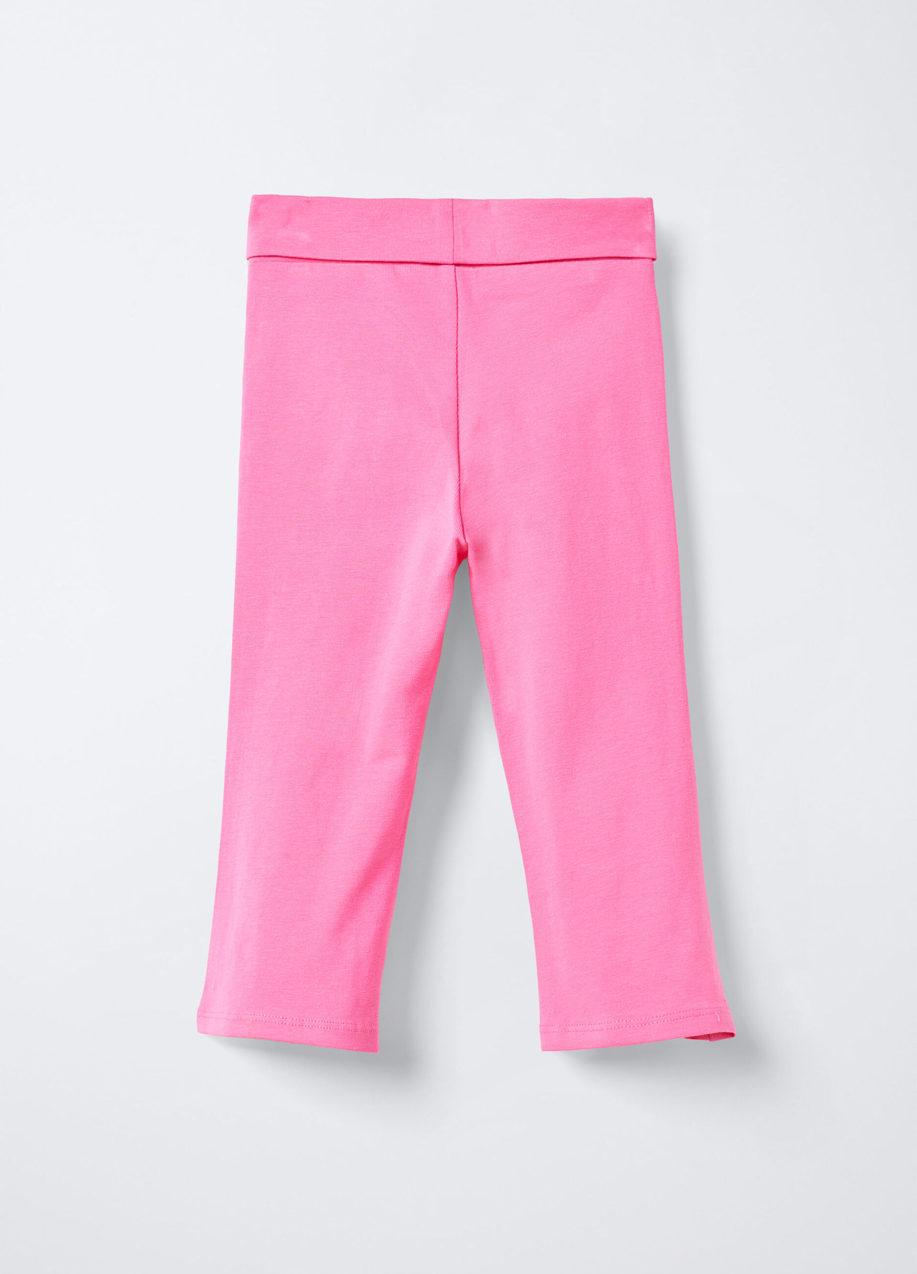 Leggings in jersey di cotone stretch Flare Fit bimba_1