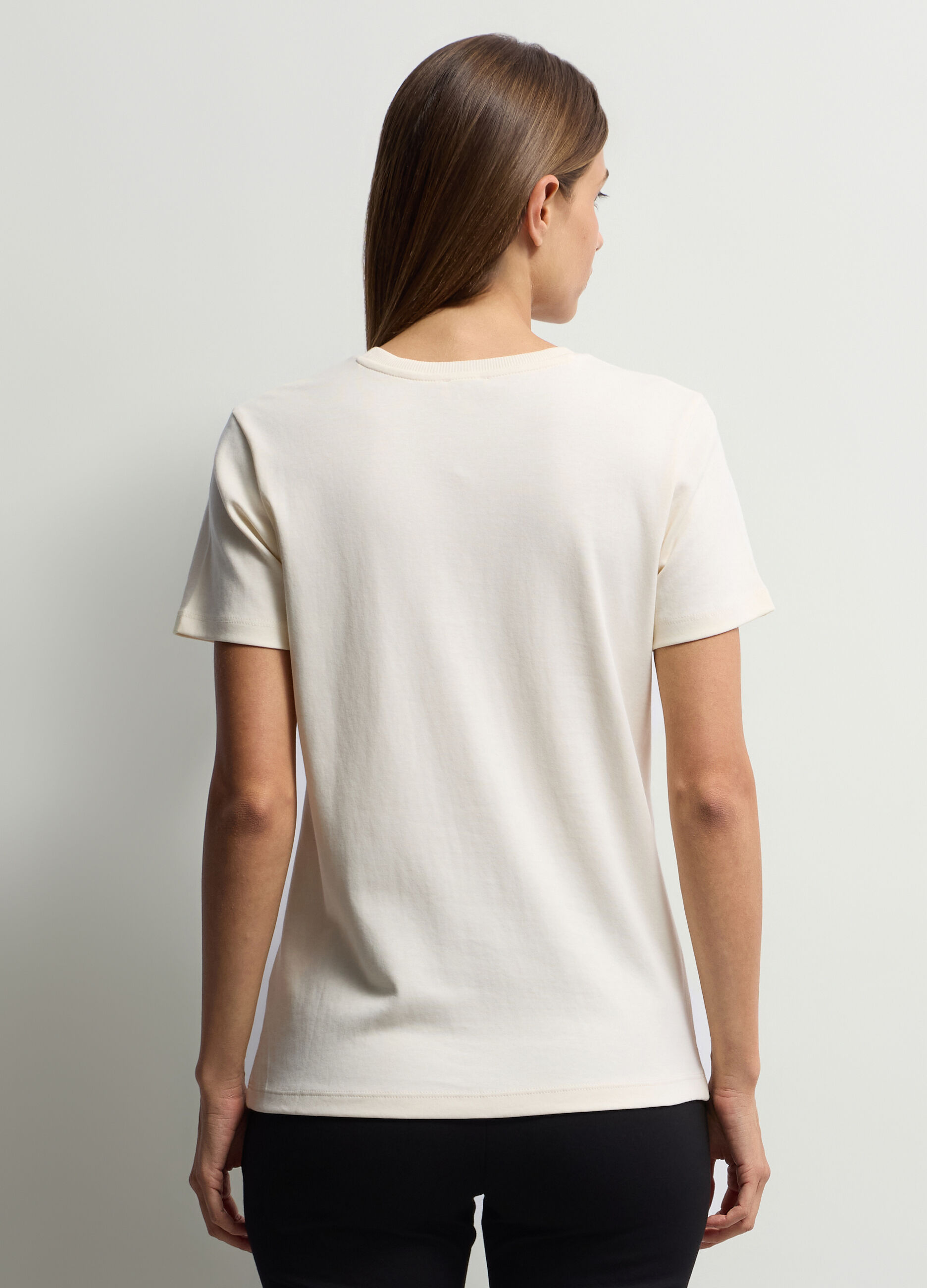 T-shirt girocollo donna_1