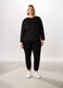 Pantaloni in tessuto stretch donna curvy_0