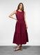 Abito lungo in popeline misto cotone donna_0