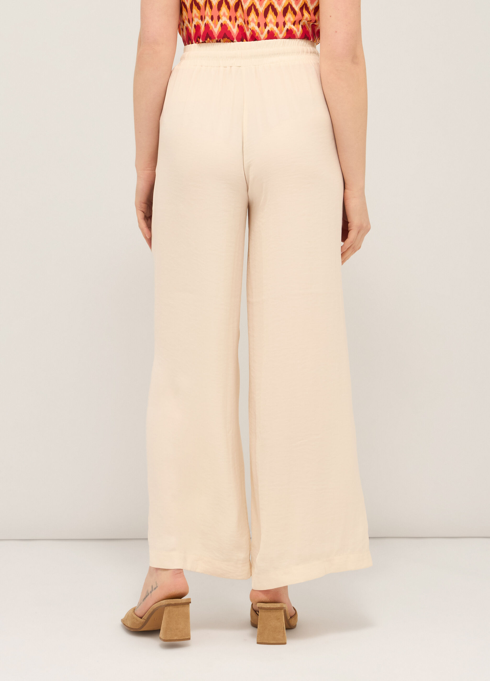 Pantaloni wide leg donna_1