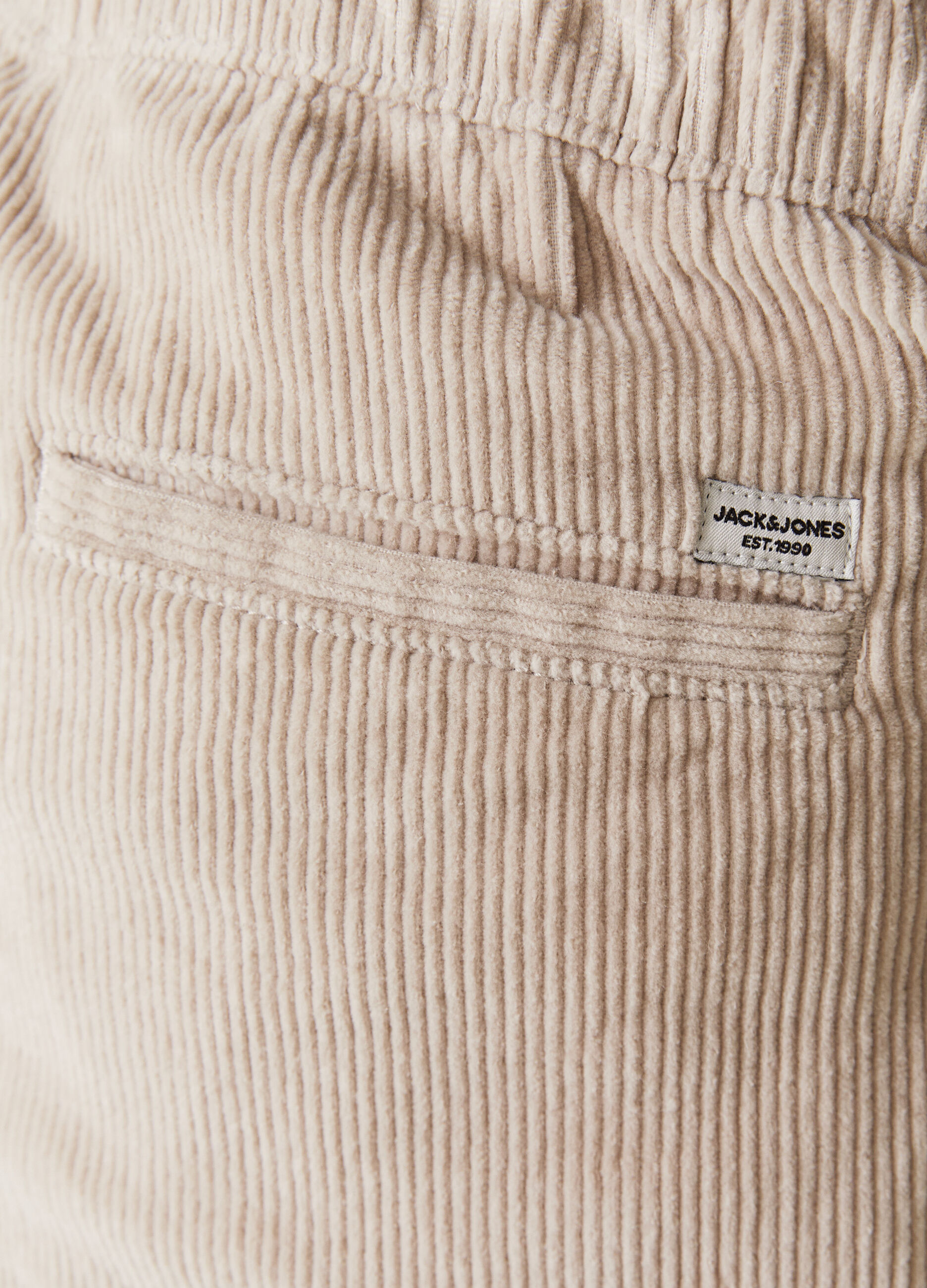 Pantaloni in velluto a coste con coulisse uomo_4