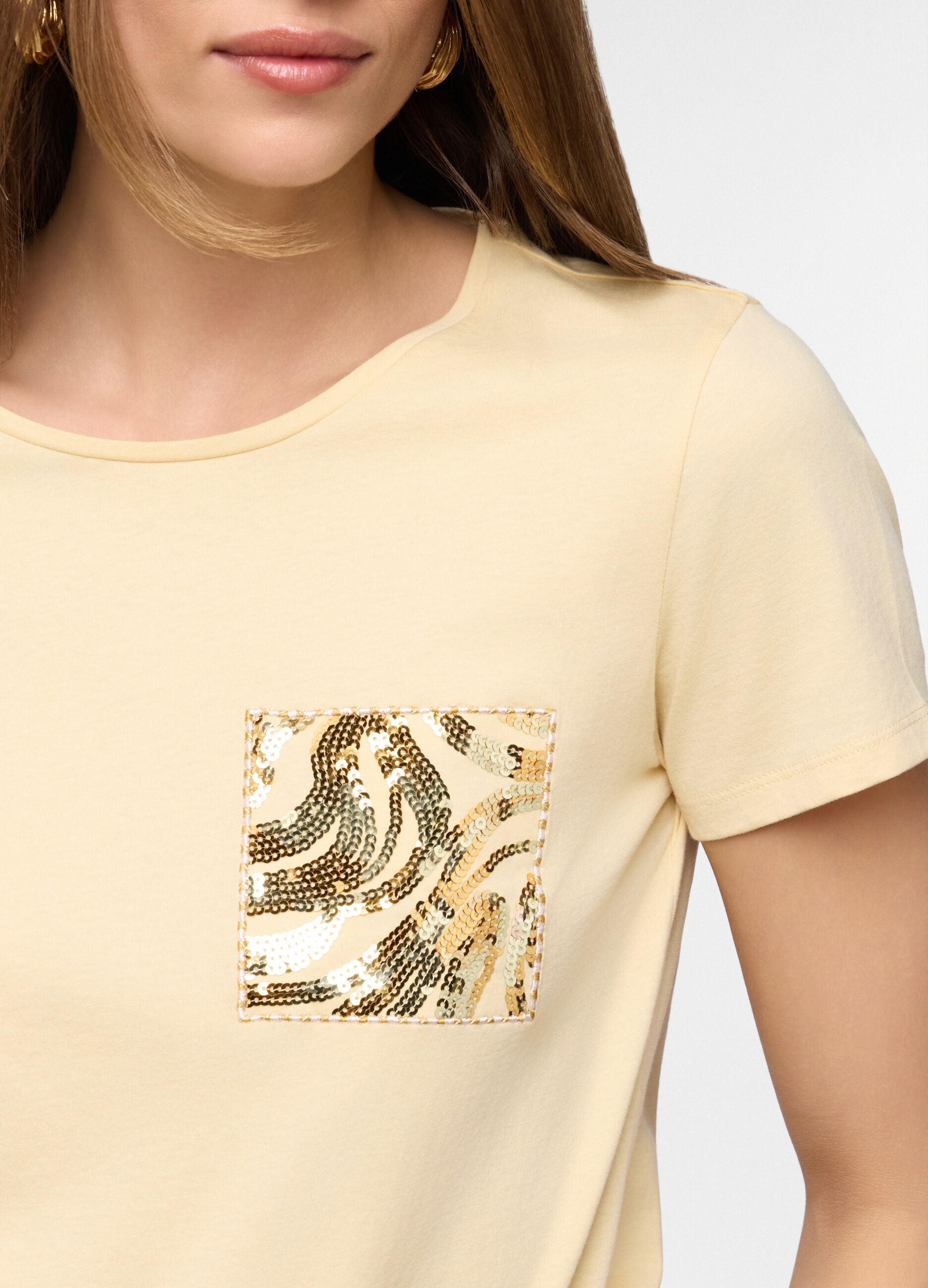 T-shirt girocollo donna_2