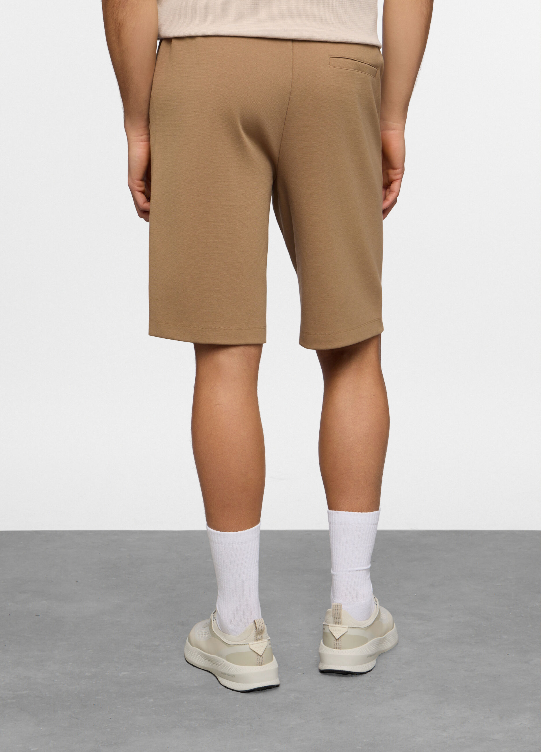 Bermuda in interlock di cotone stretch uomo_1