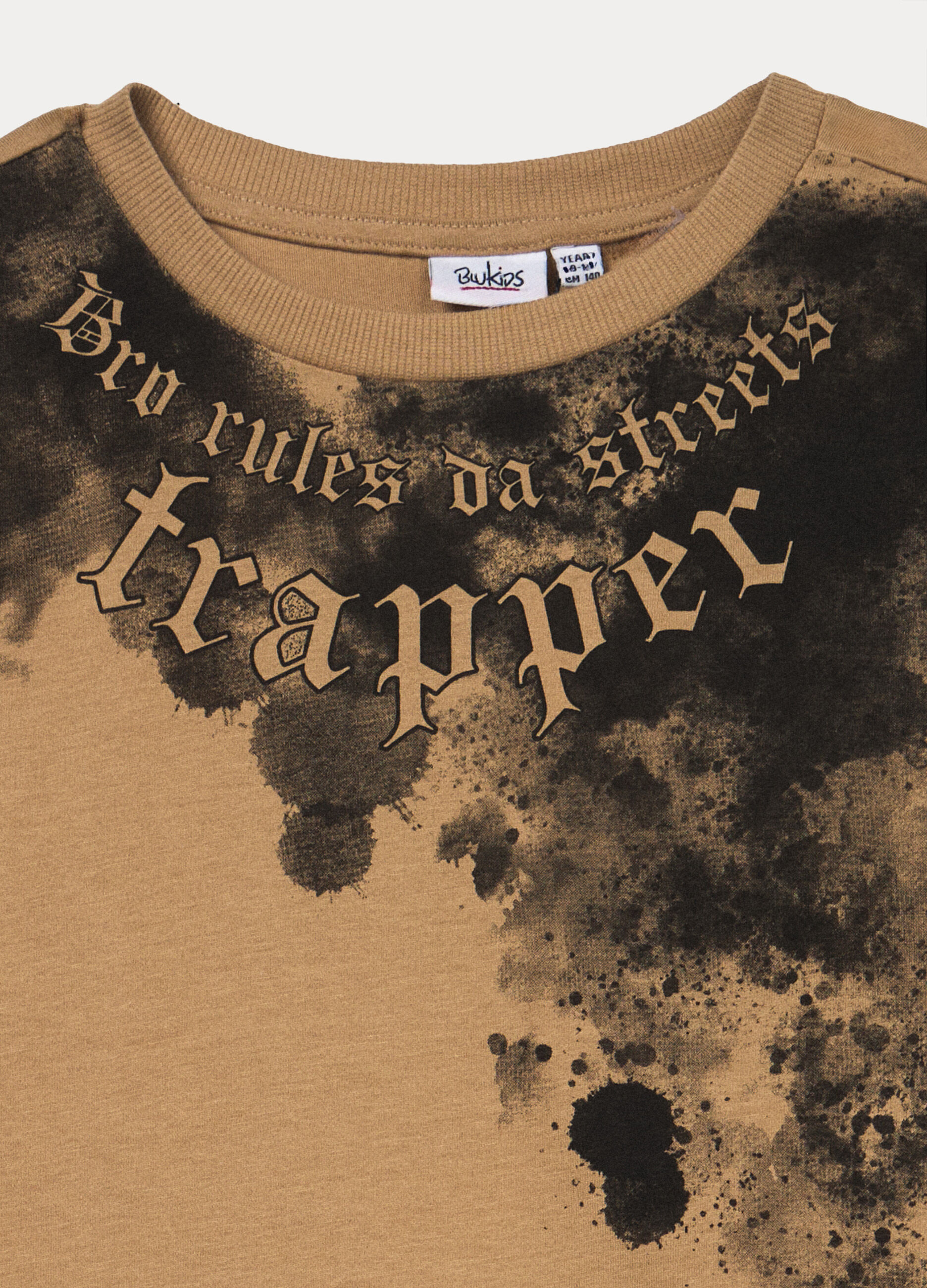 T-shirt girocollo in jersey di puro cotone ragazzo_2