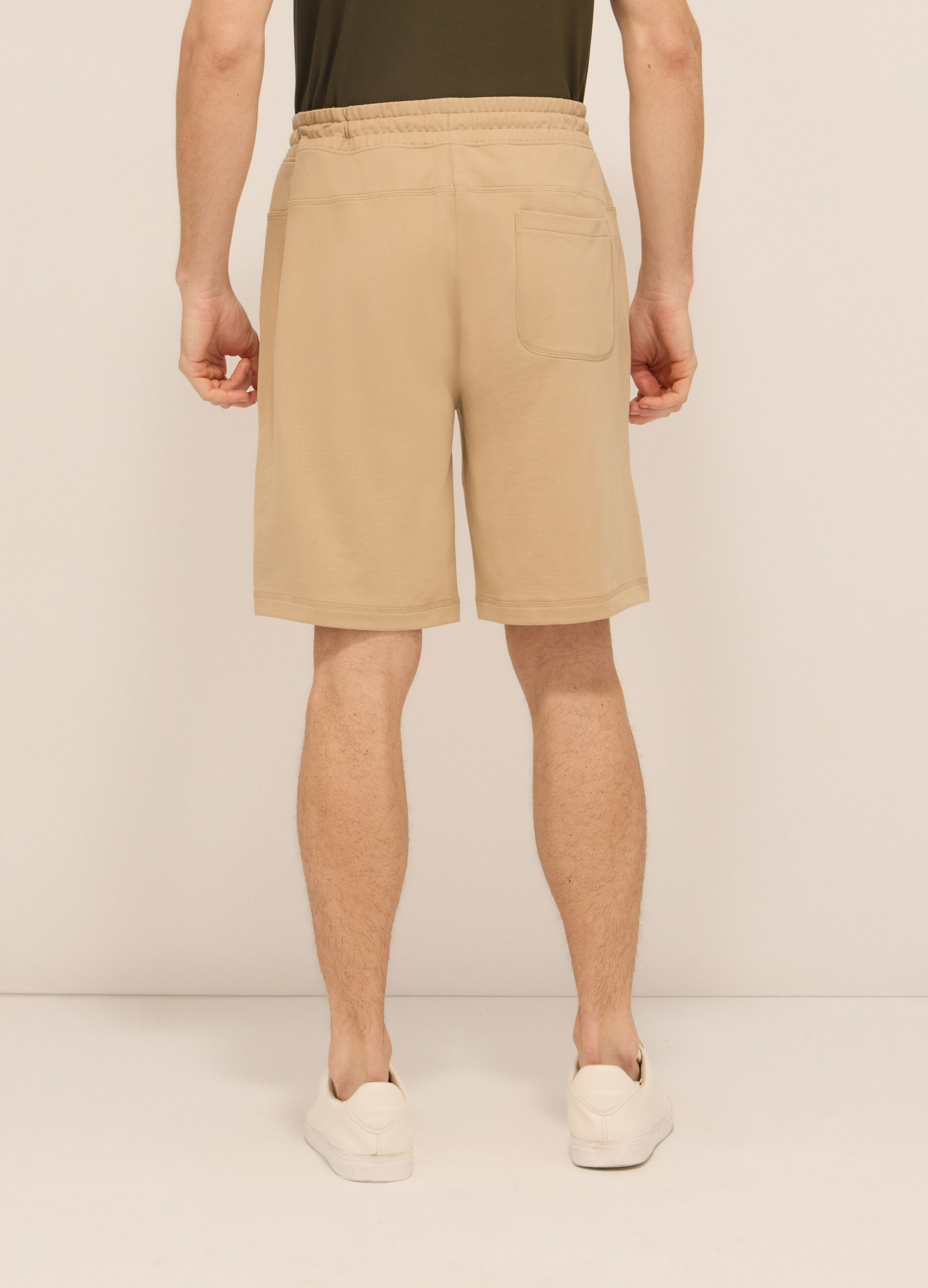 Short sportivi in felpa di cotone uomo_1