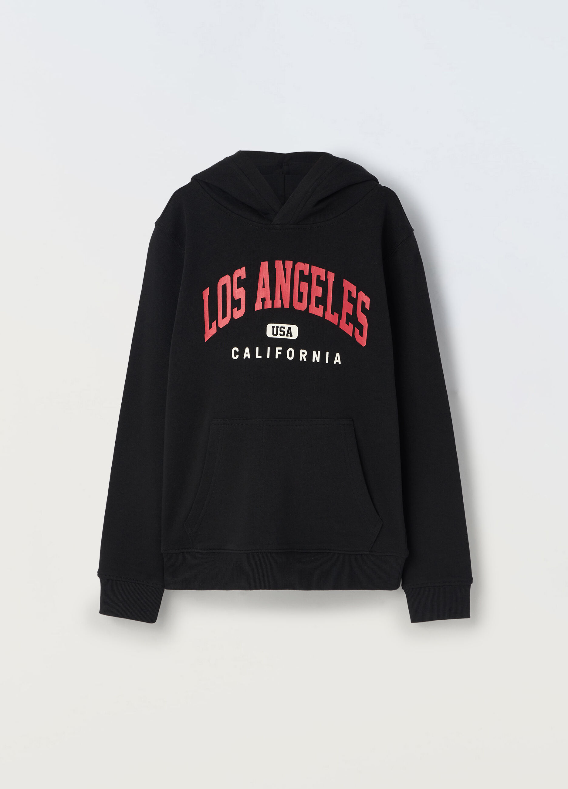 Felpa con cappuccio in puro cotone ragazzo_0