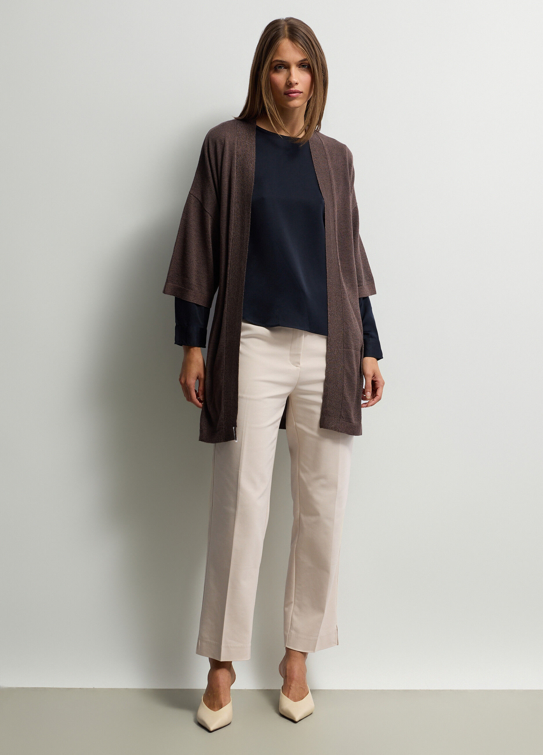 Cardigan lungo Fit Over donna_0