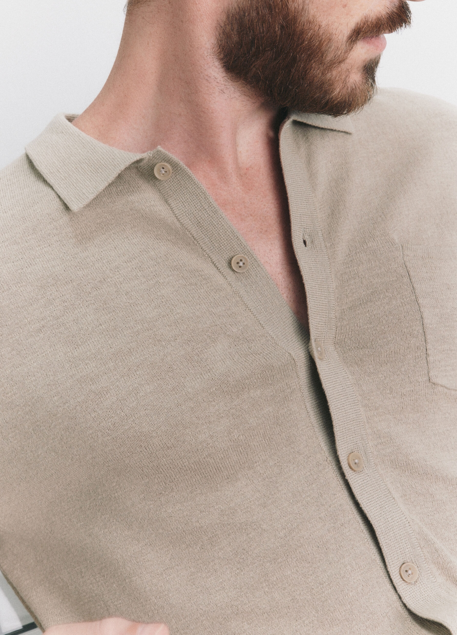Camicia in maglia di cotone uomo_3