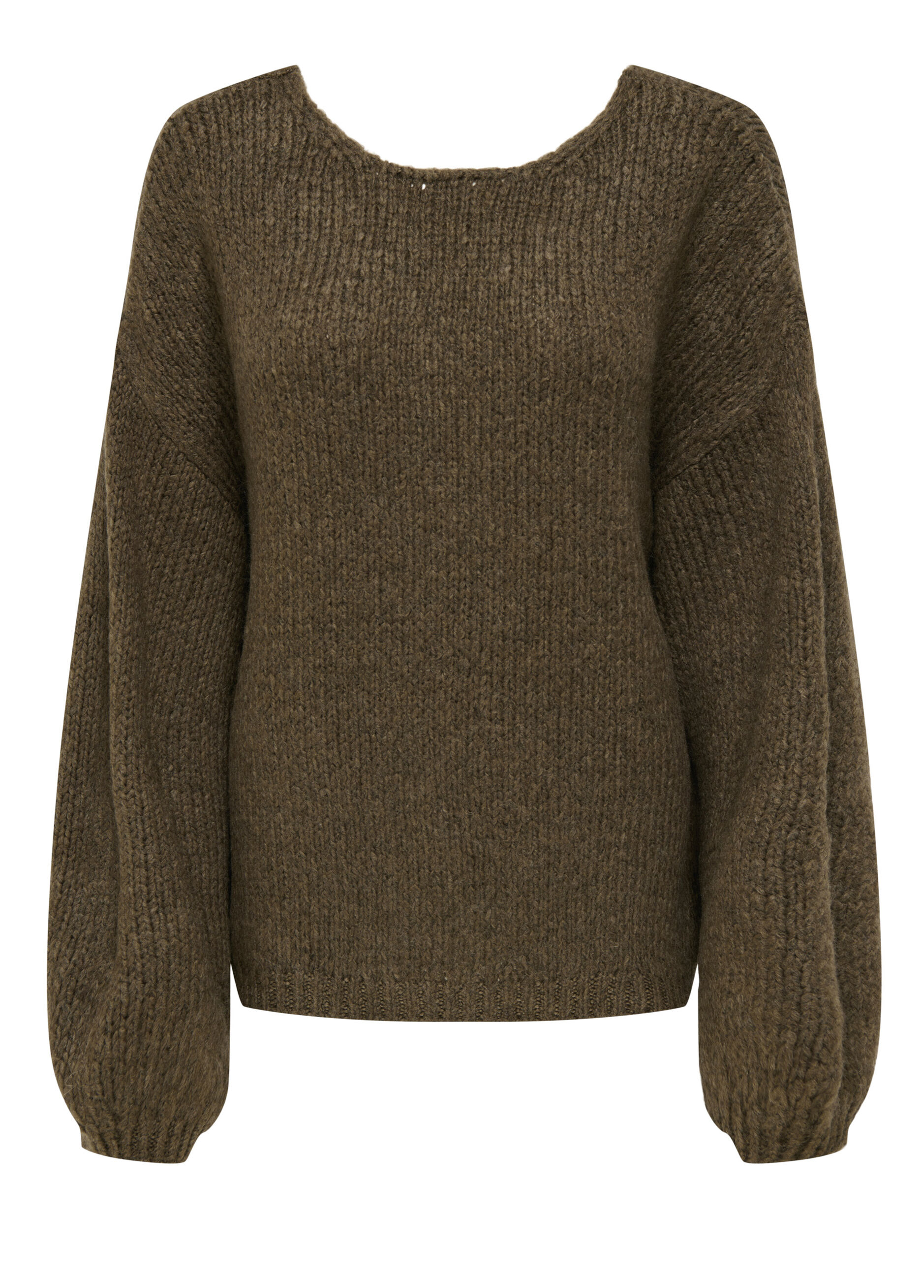 Tricot con scollo a V donna_2