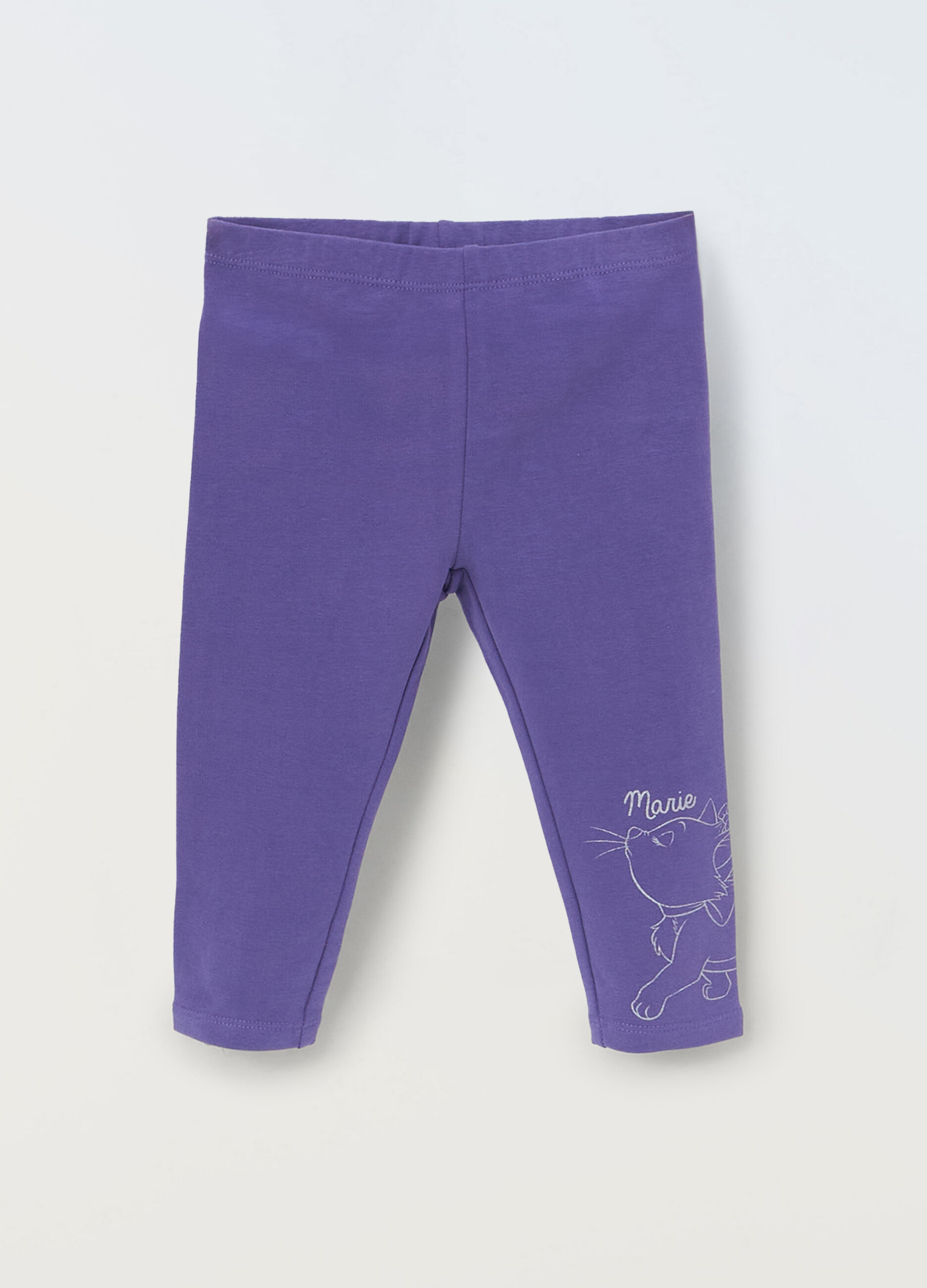 Leggings in cotone fleece neonata_0