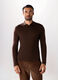 Polo in maglia di lana merino uomo_0