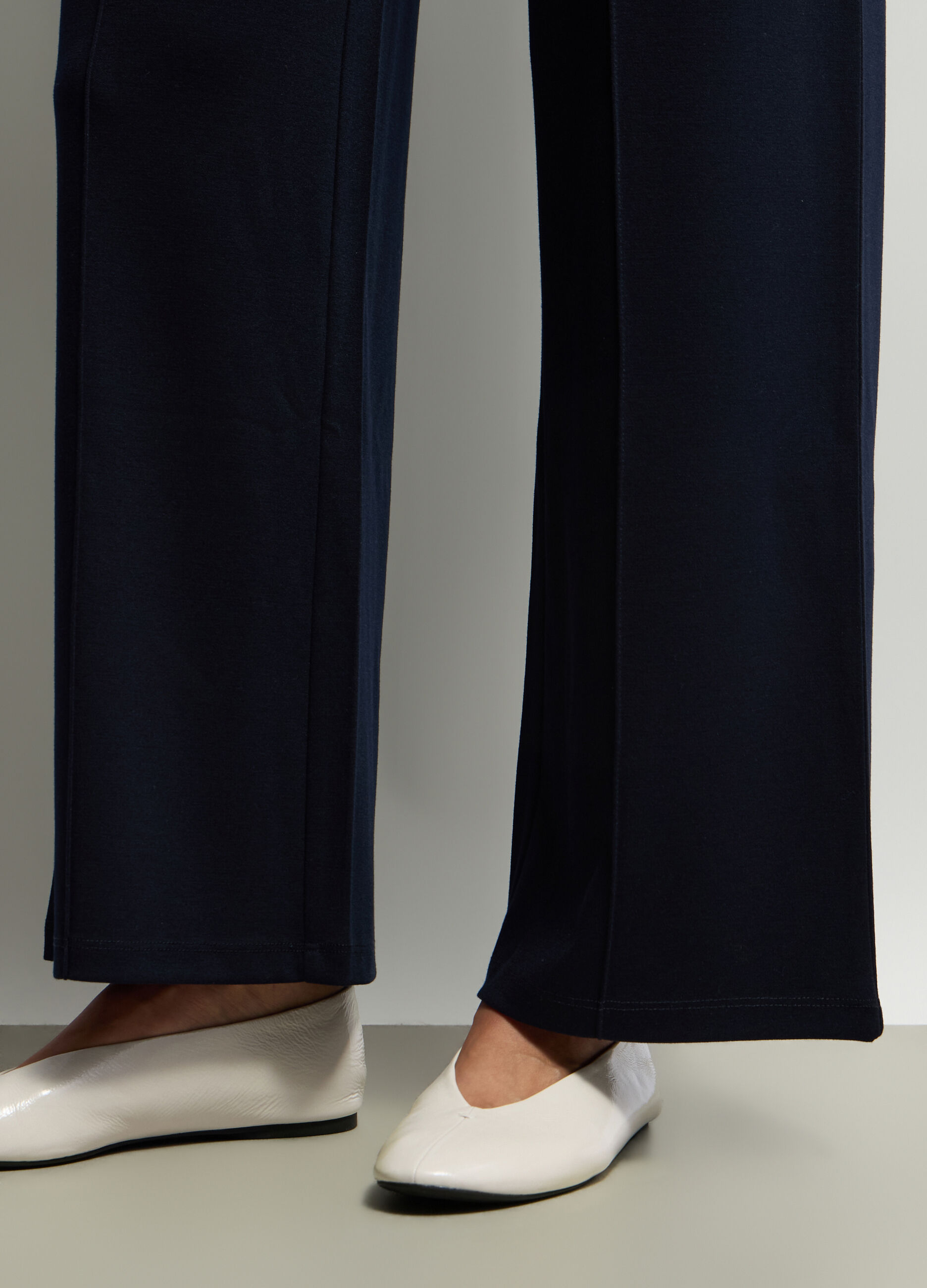 Pantaloni Fit Over in Punto Milano donna_3