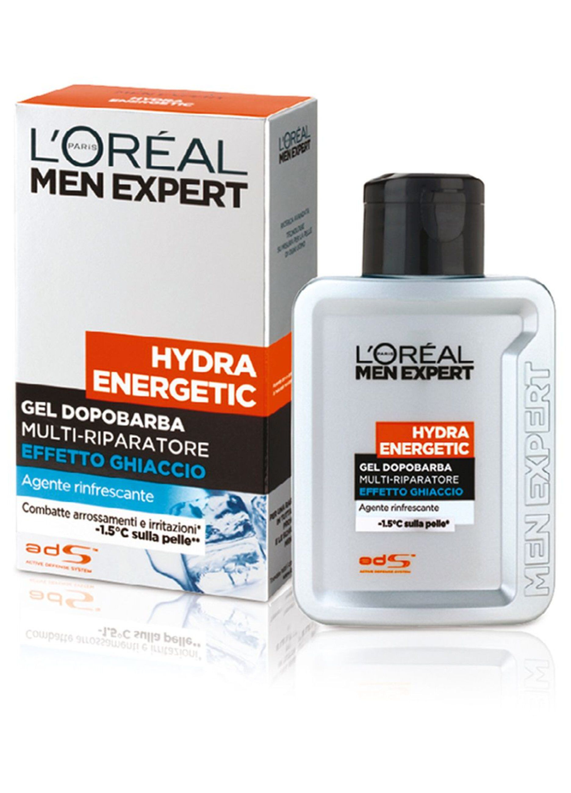 L'Oréal Paris Men Expert Dopobarba Hydra Energetic, Azione Multi-riparatrice Effetto Ghiaccio.