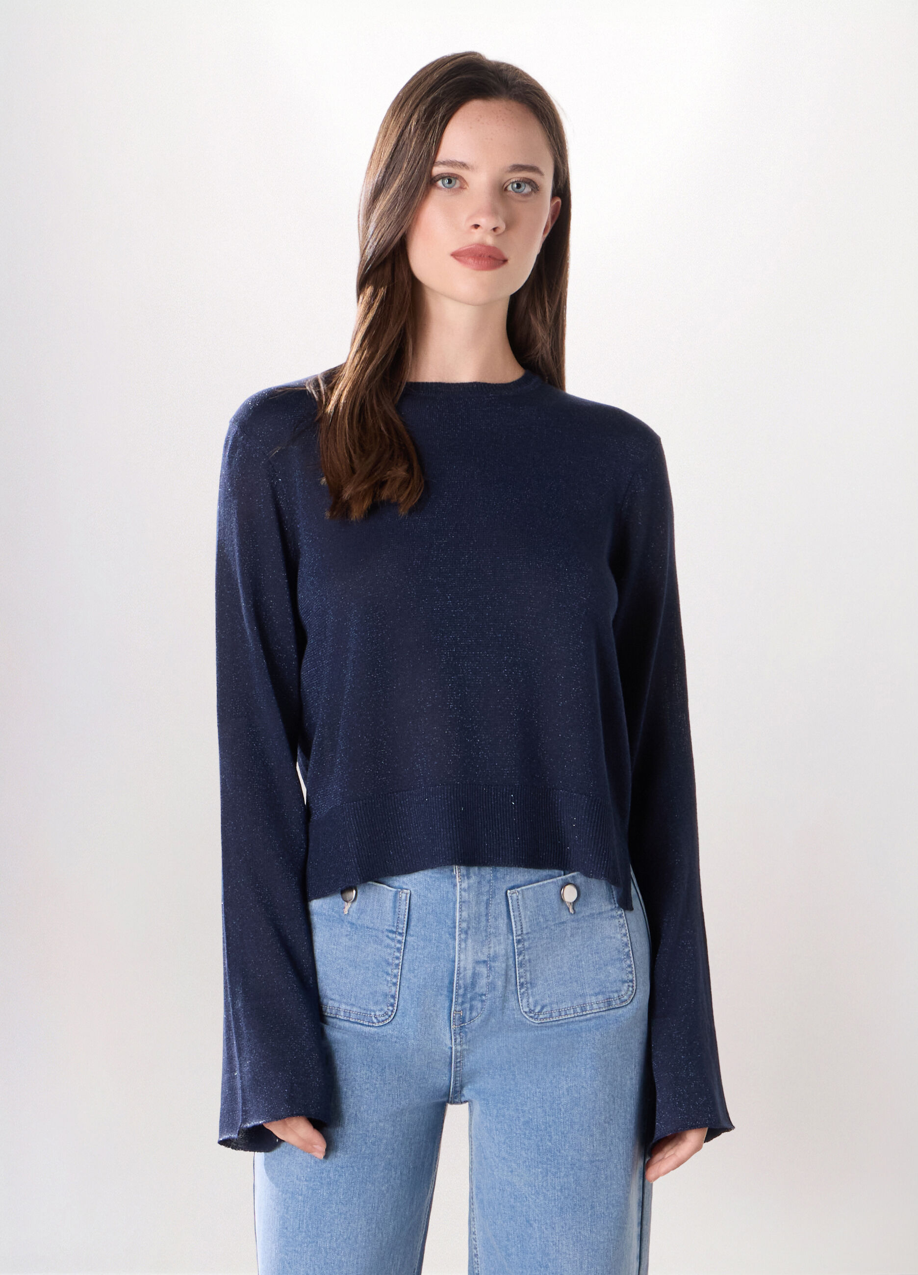 Pullover misto viscosa donna_0