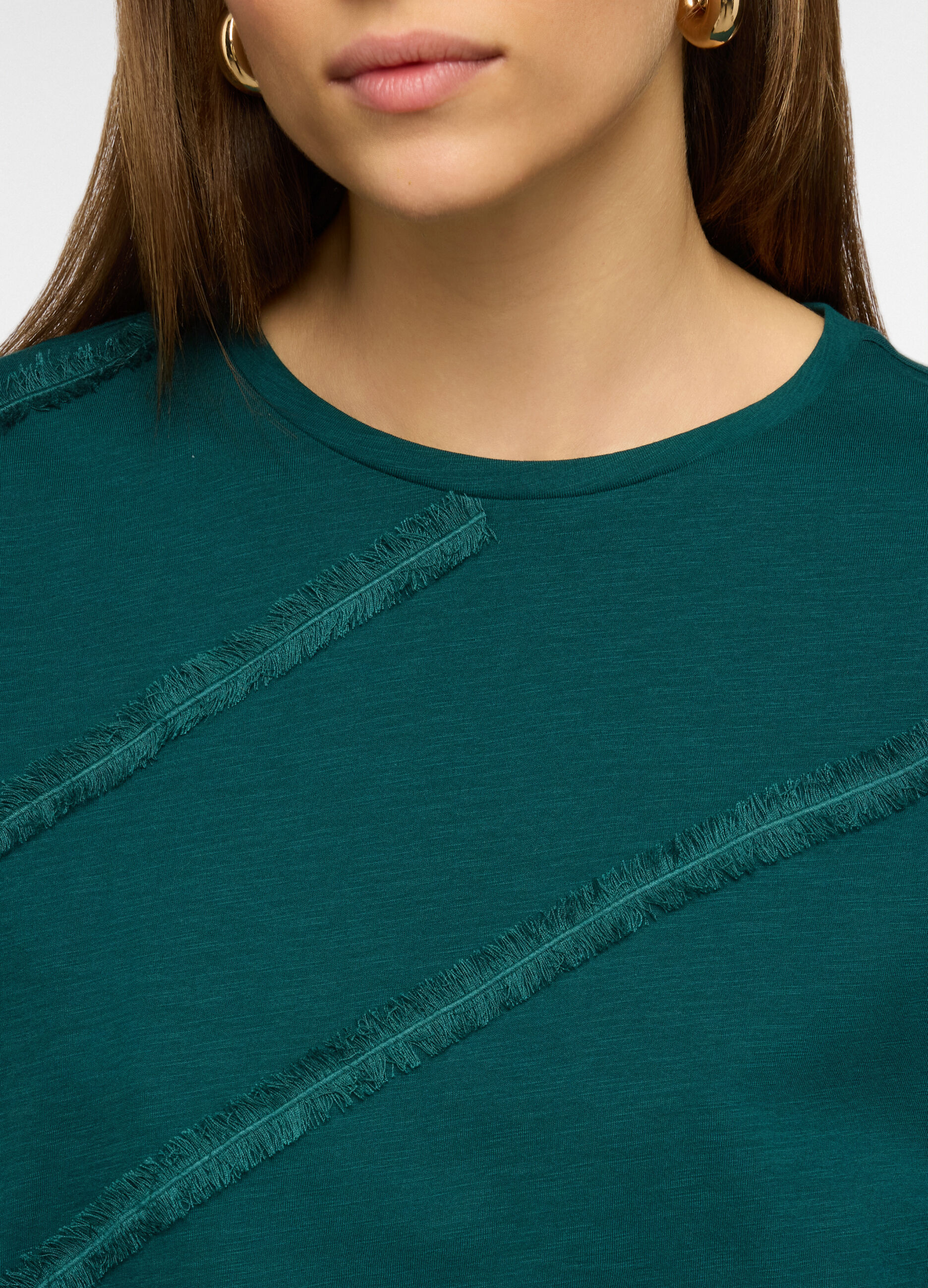 T-shirt girocollo donna_2