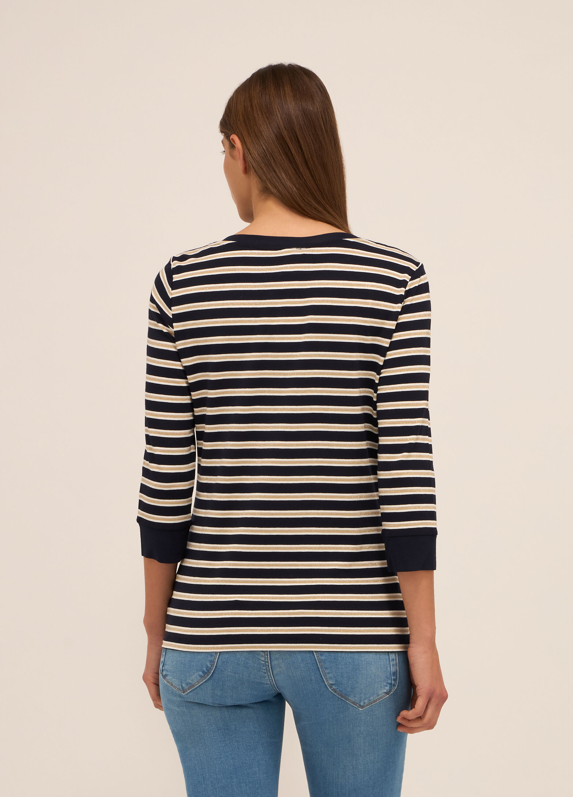 T-shirt in jersey di misto viscosa donna_1