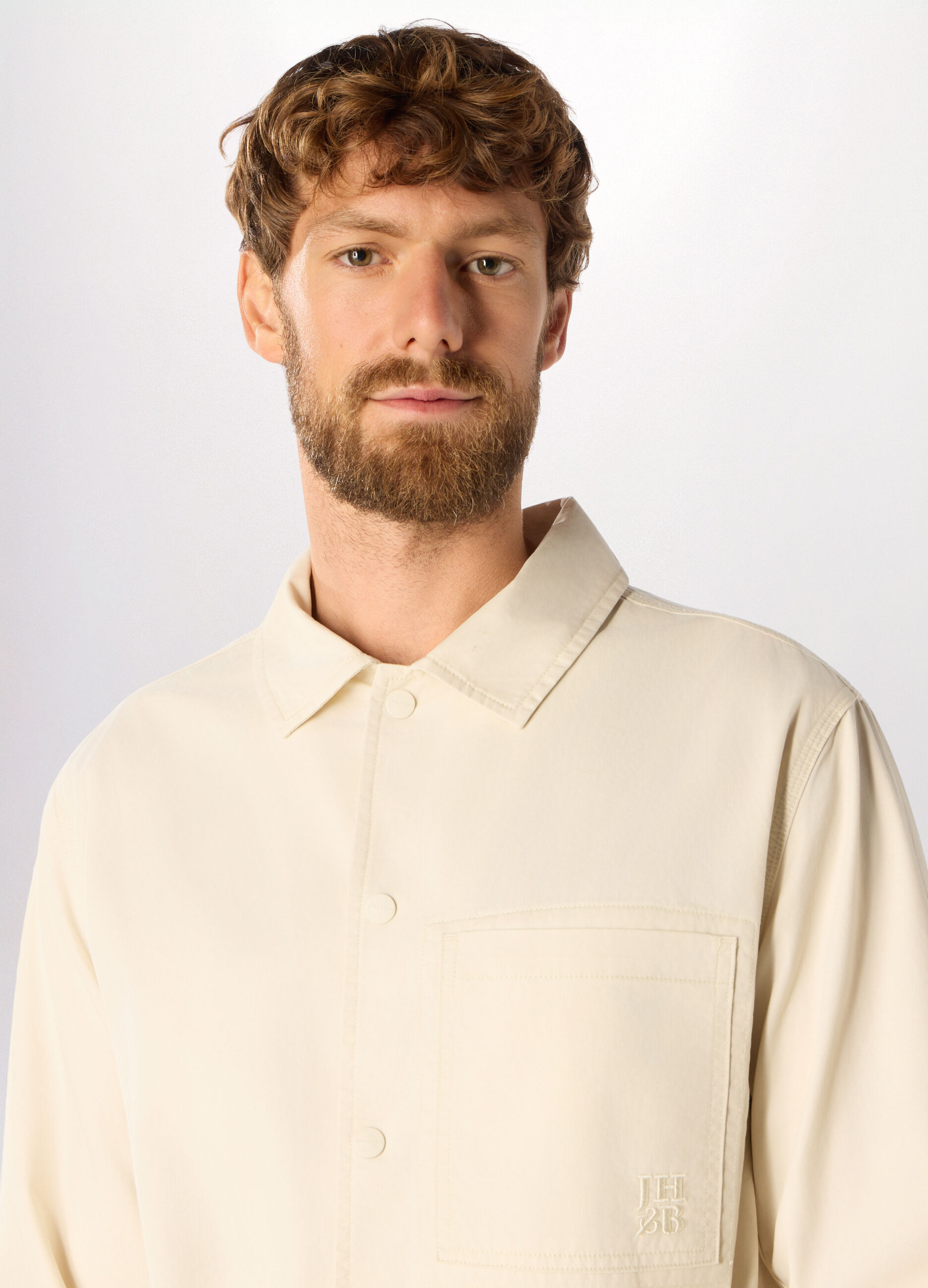 Giacca a camicia in cotone uomo_2