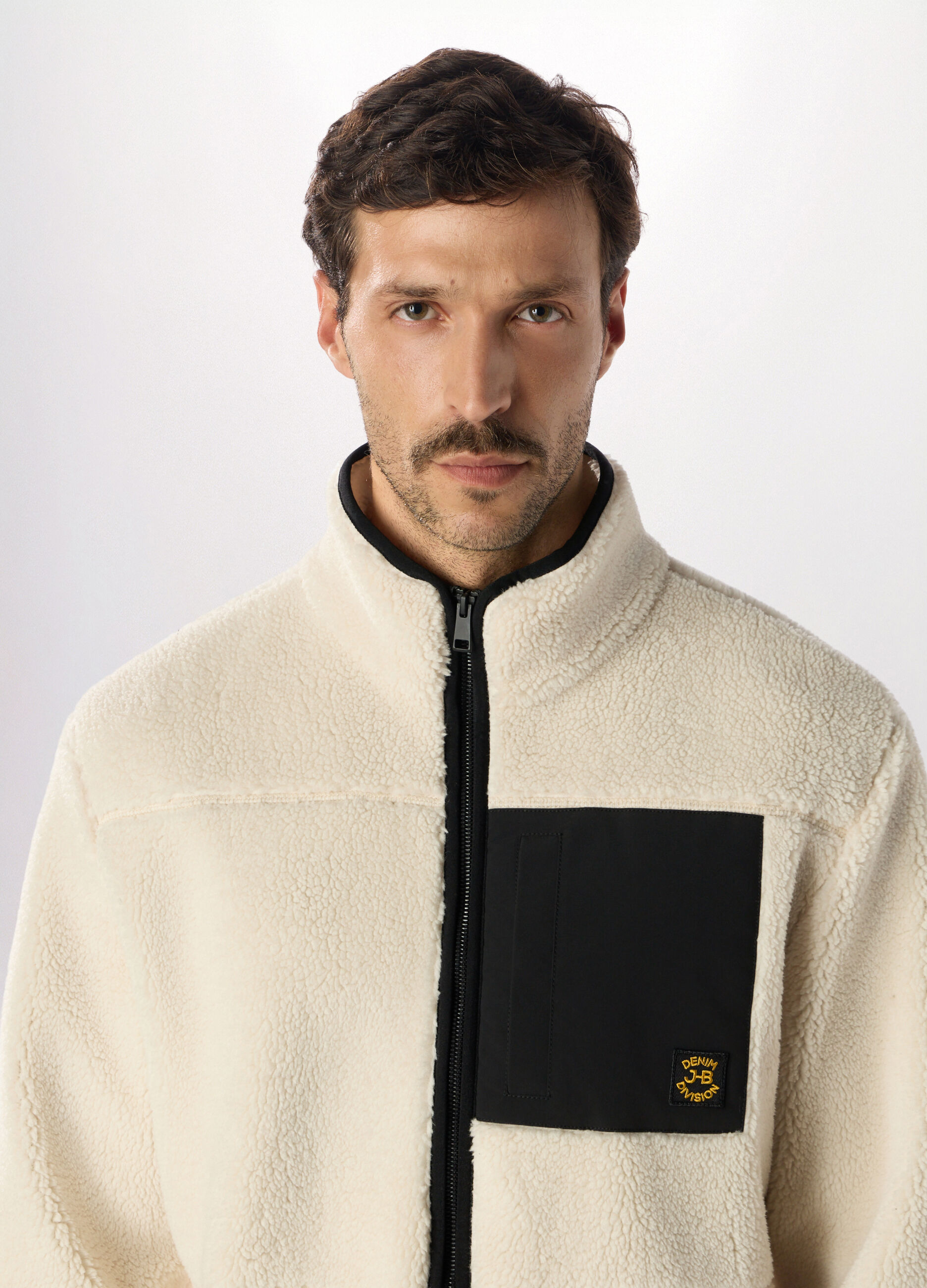 Felpa in pile full zip uomo_2