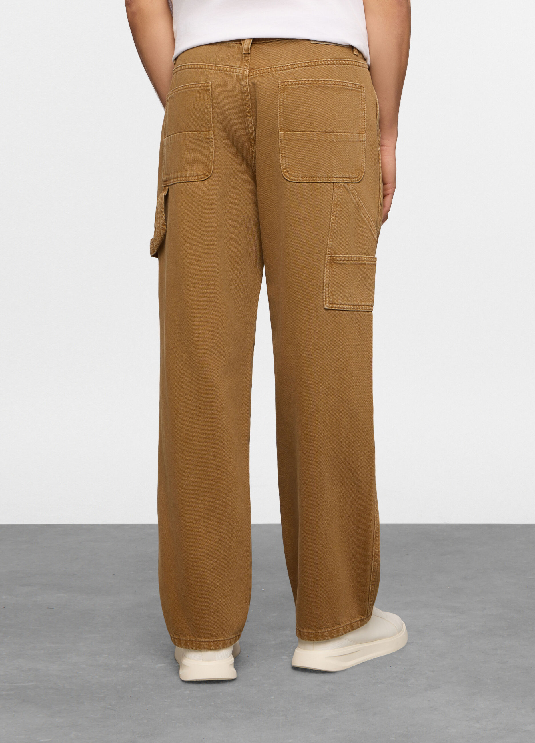 Jeans loose fit in denim uomo_1