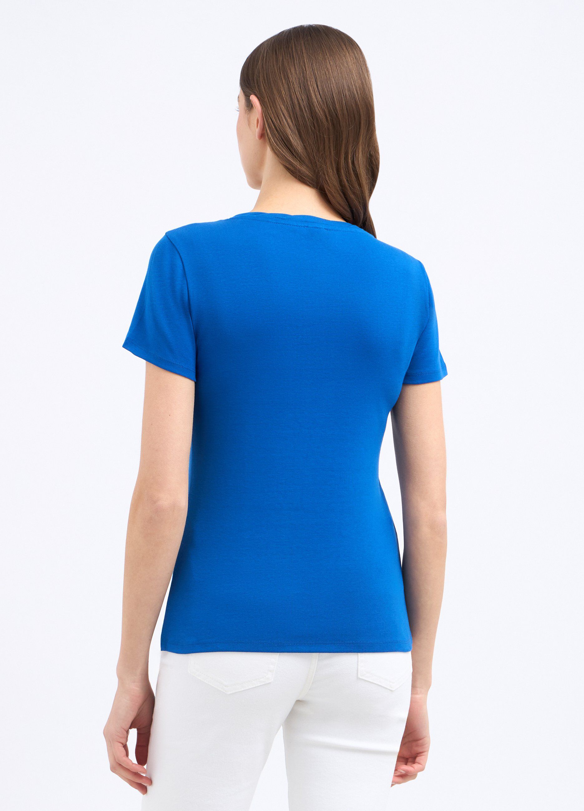 T-shirt in puro cotone donna_1